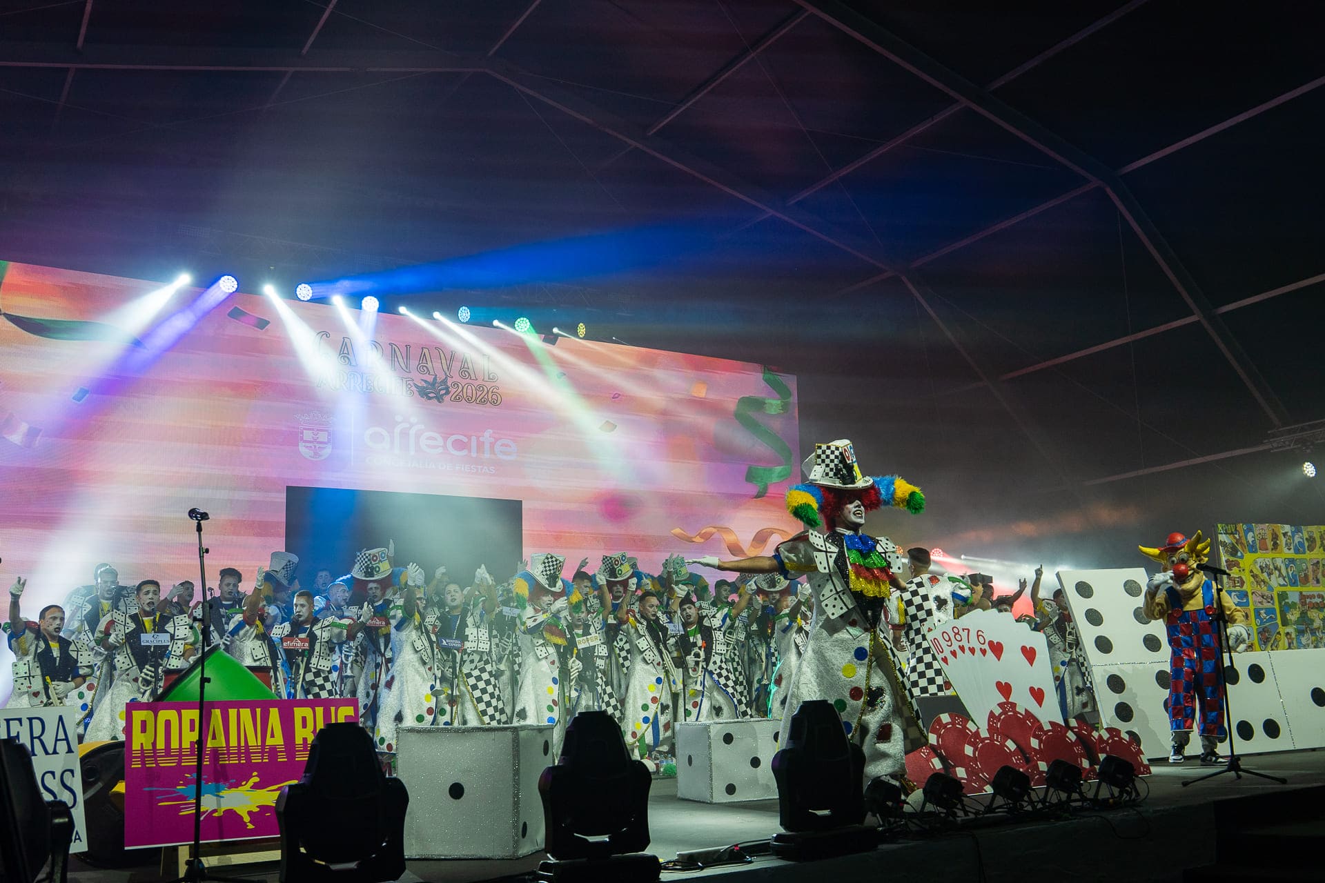 Primera fase del Concurso de Murgas Adultas del Carnaval de Arrecife 2026