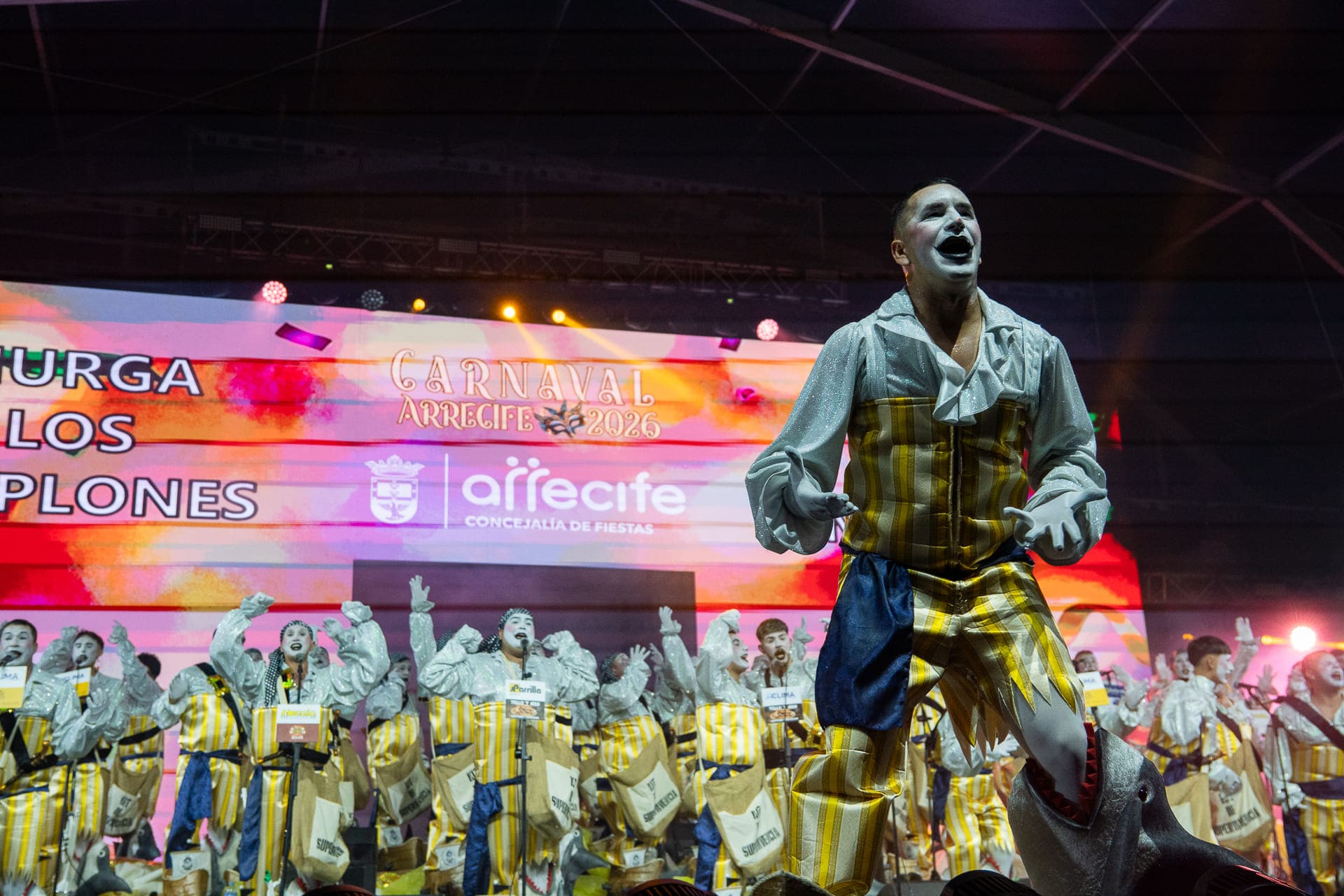 Primera fase del Concurso de Murgas Adultas del Carnaval de Arrecife 2026