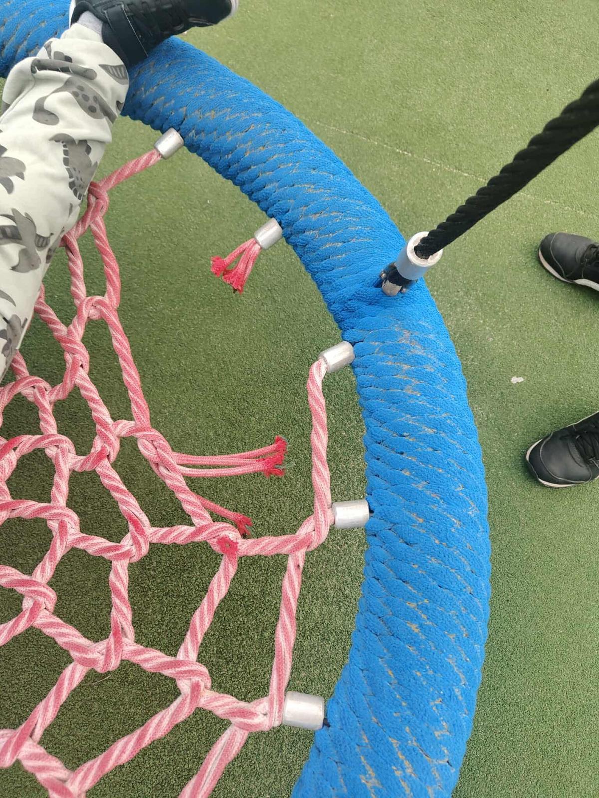 Estado del parque infantil de Mancha Blanca