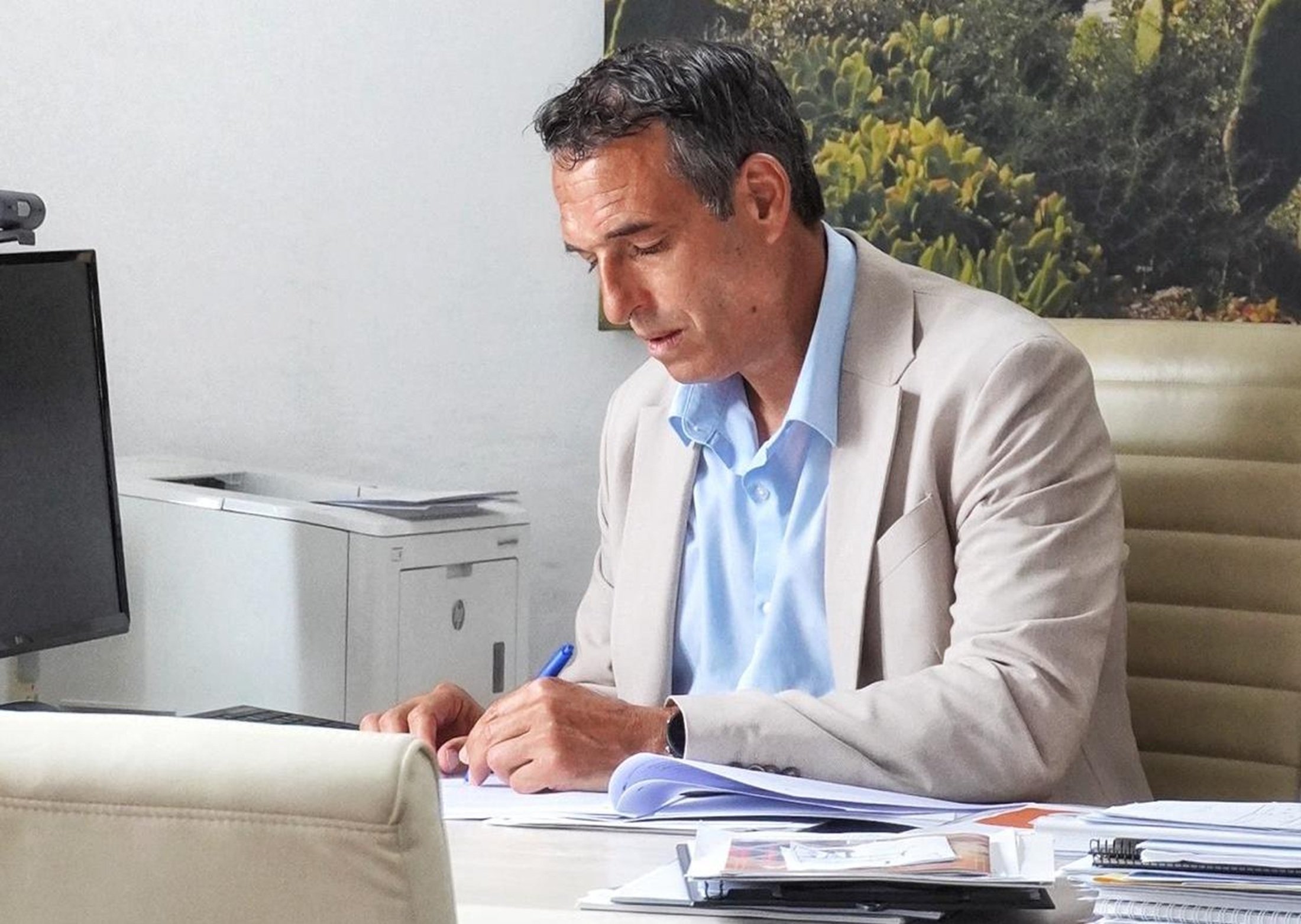 Alfredo Villalba, alcalde de Haría Alfredo Villalba, alcalde de Haría