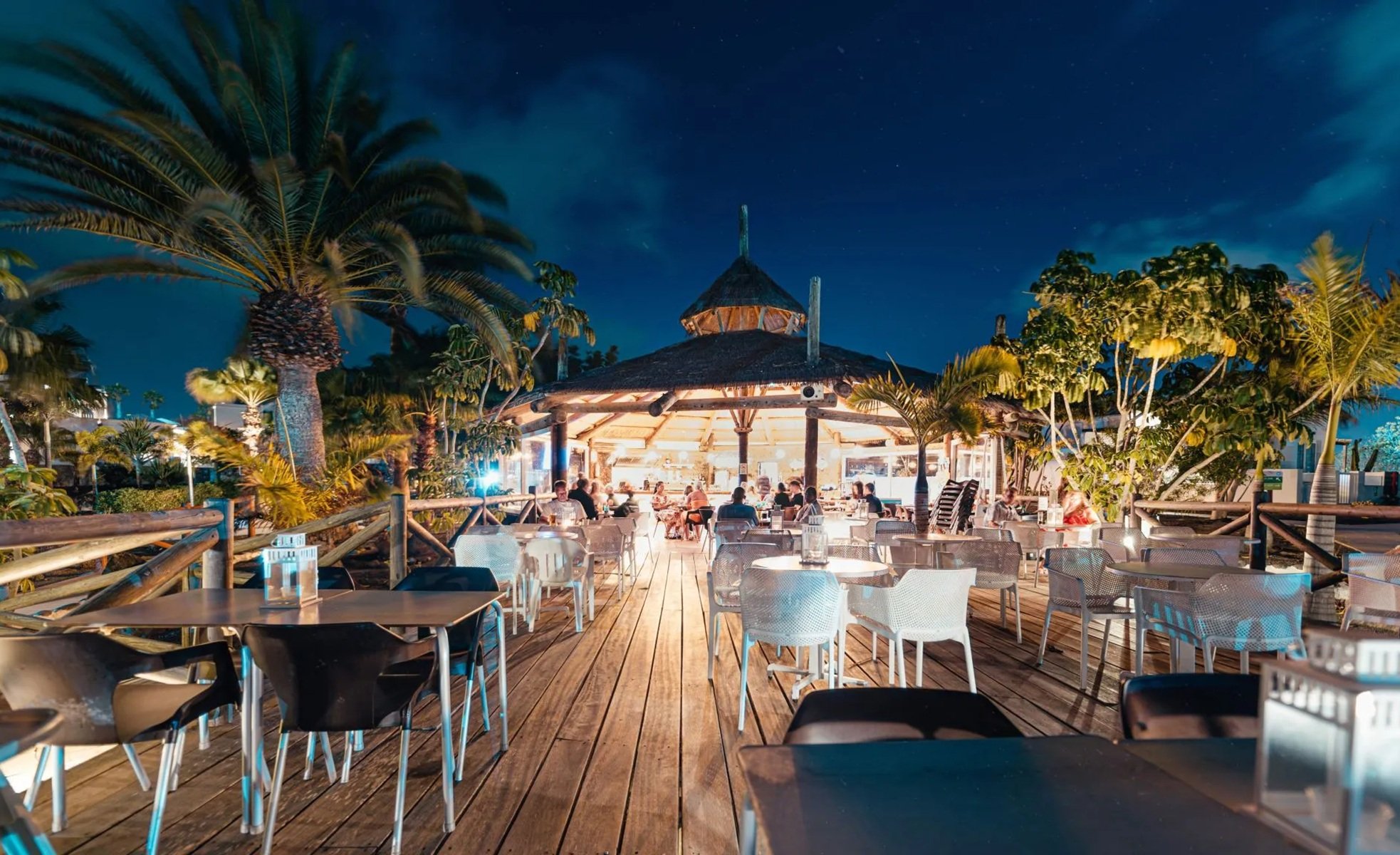 Restaurante del Bluesea Alyssa, antes llamado Labranda Alyssa, en Playa Blanca