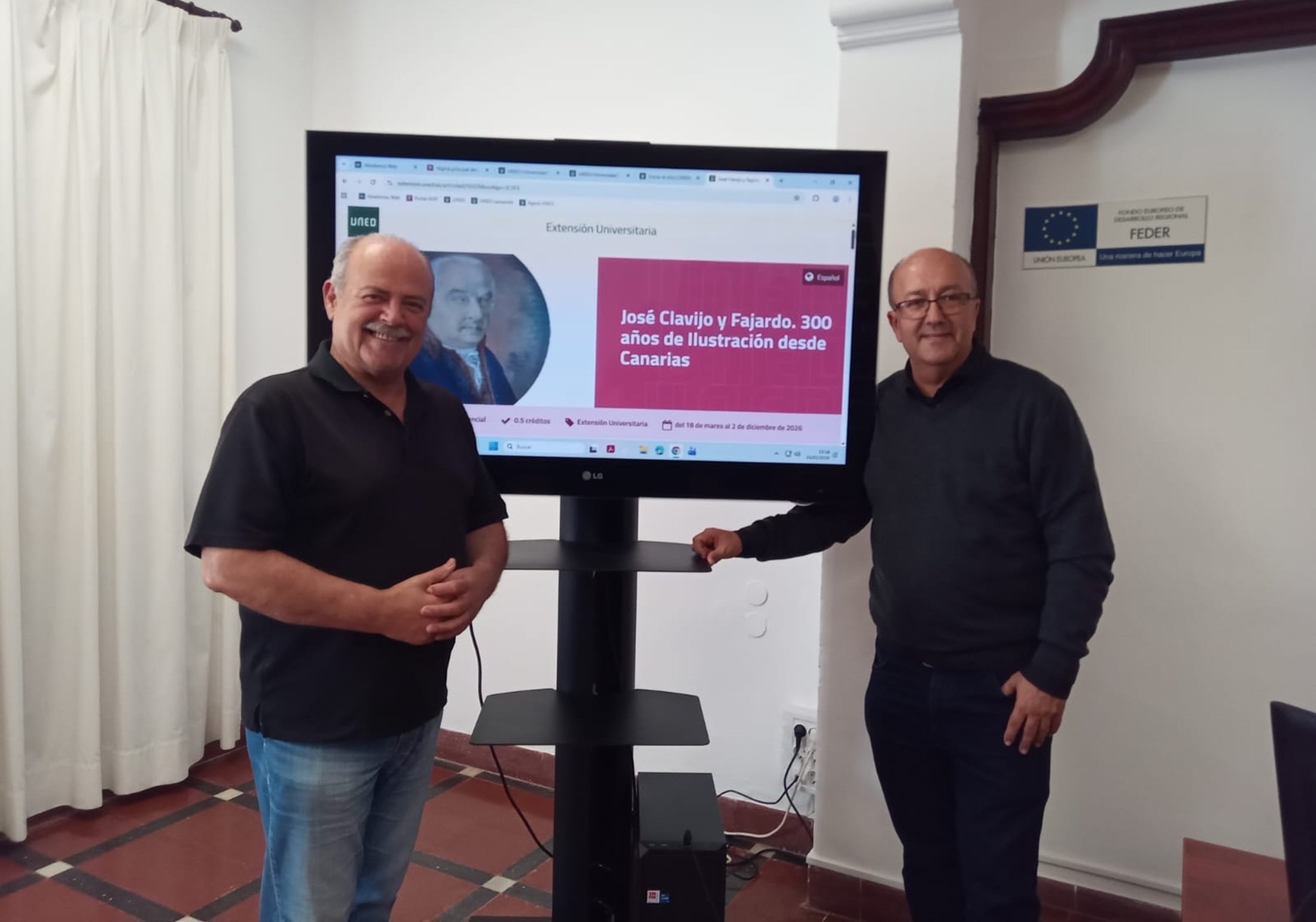 Presentación de las Jornadas Clavijo y Fajardo