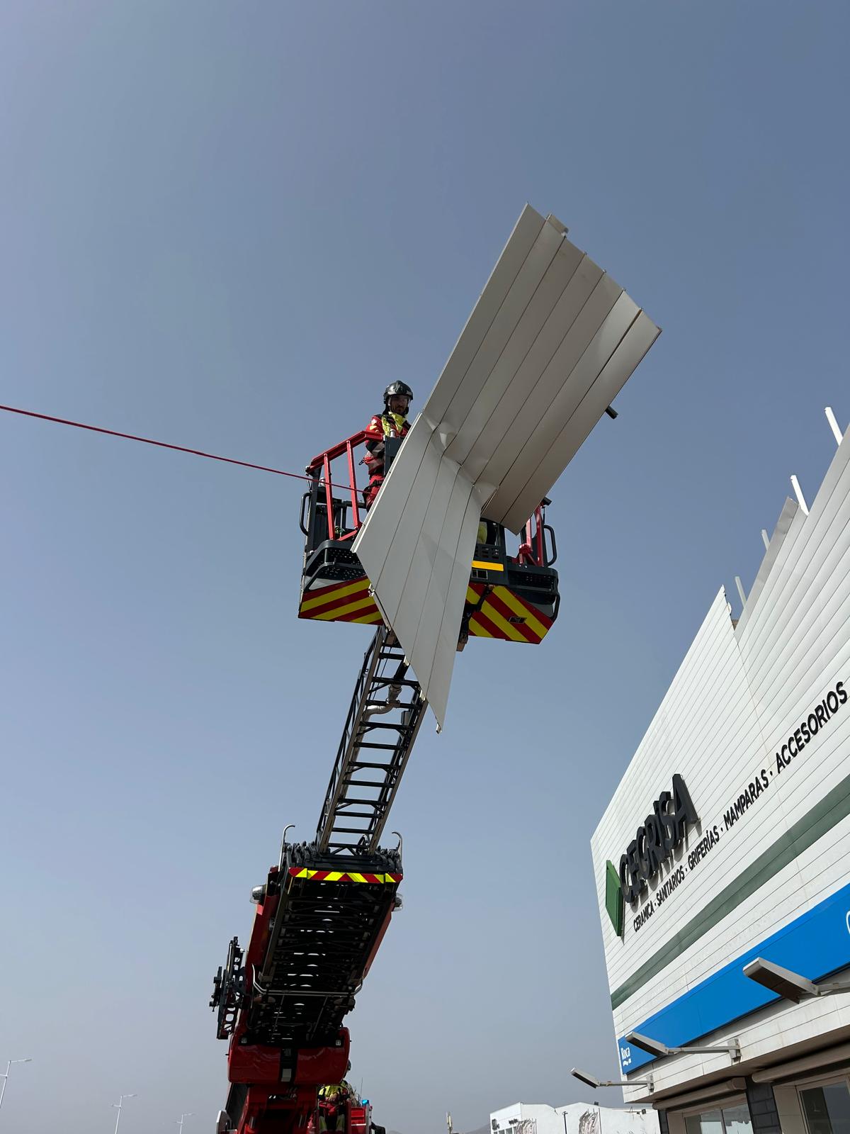 Intervenciones del Consorcio de Emergencias por el fuerte viento, febrero 2026
