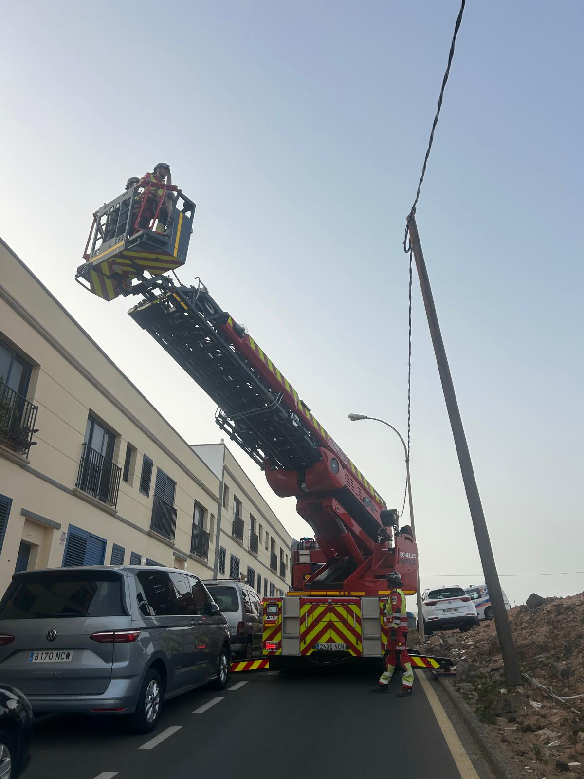 Intervenciones del Consorcio de Emergencias por el fuerte viento, febrero 2026