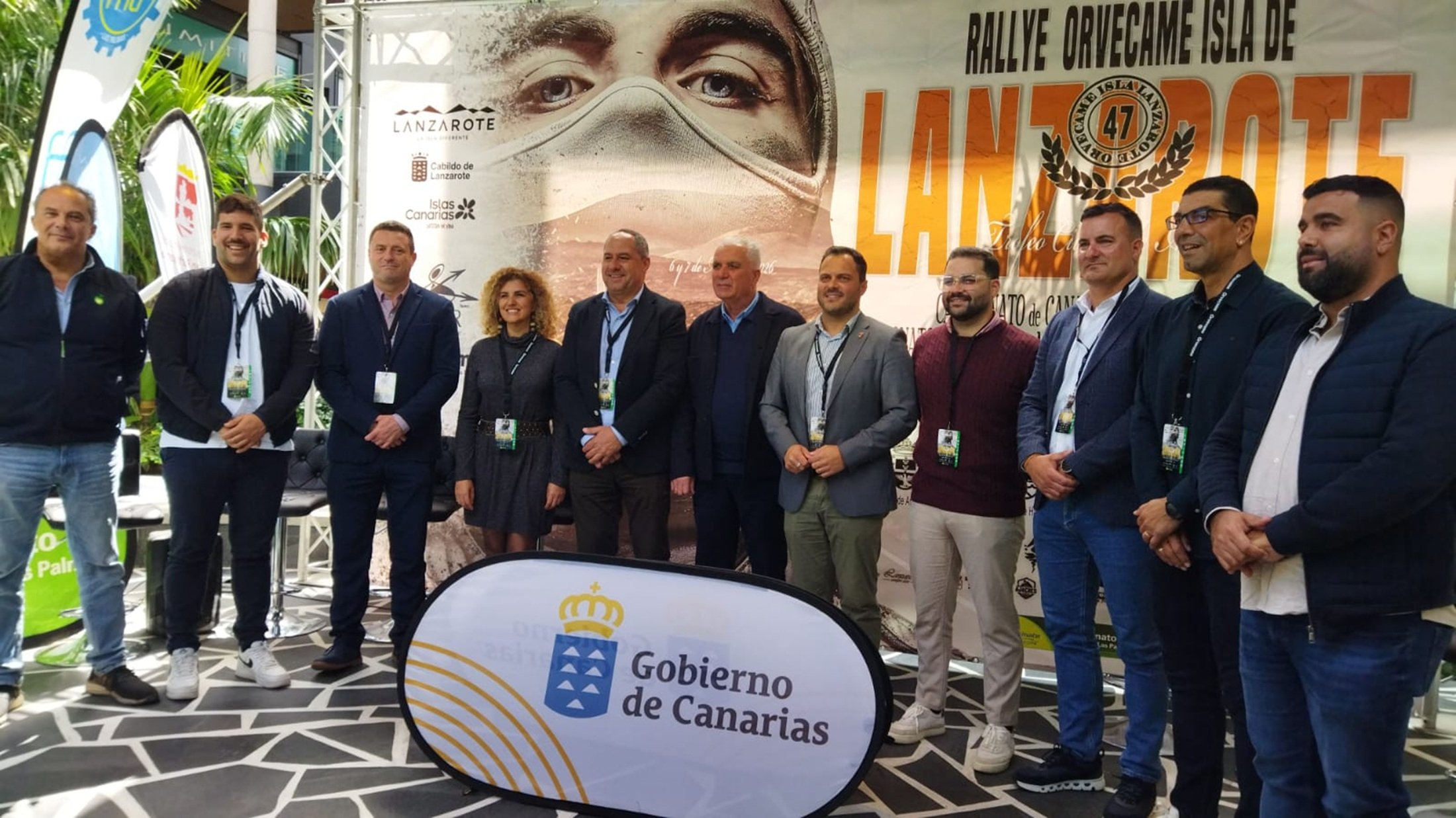 Presentación del 47º Rallye Orvecame Isla de Lanzarote-Trofeo Ciudad de Arrecife. Foto: La Voz