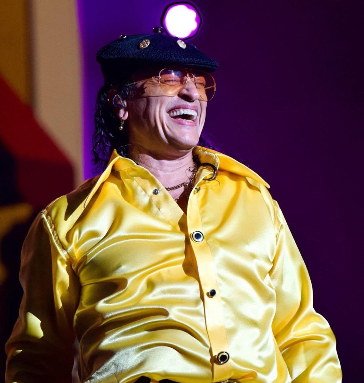 Elvis Crespo durante un concierto