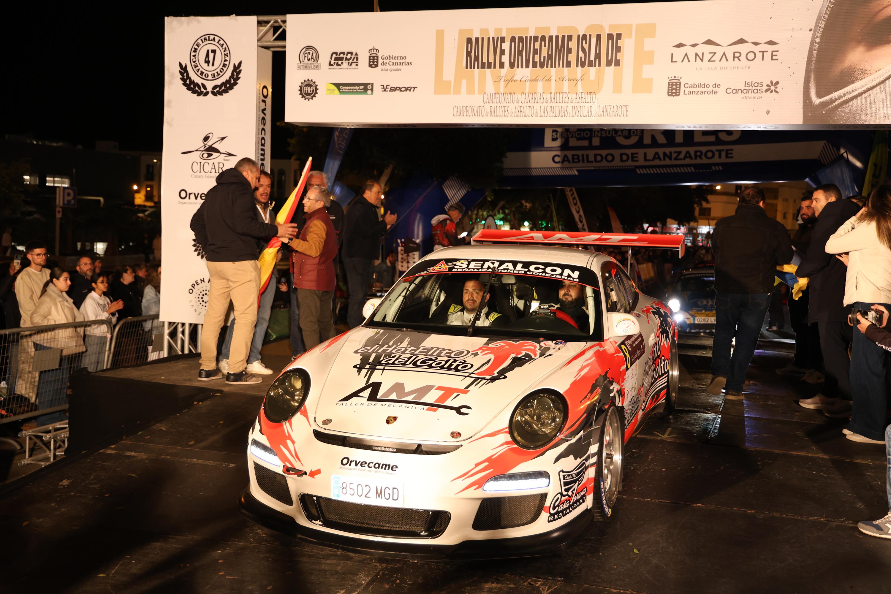 Banderazo de salida al Rallye Orvecame-Isla de Lanzarote y Trofeo Ciudad de Arrecife, 2026