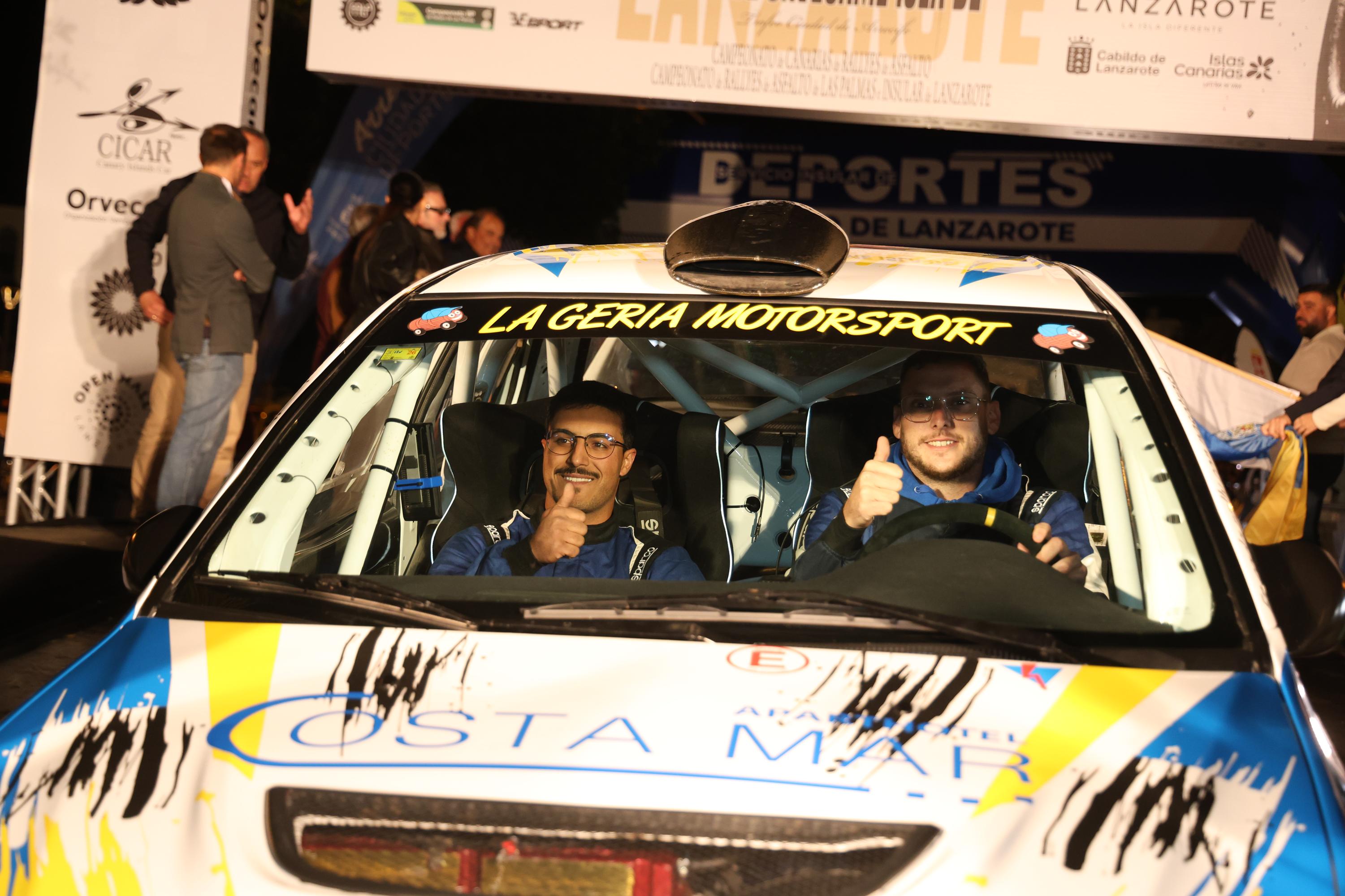 Banderazo de salida al Rallye Orvecame-Isla de Lanzarote y Trofeo Ciudad de Arrecife, 2026