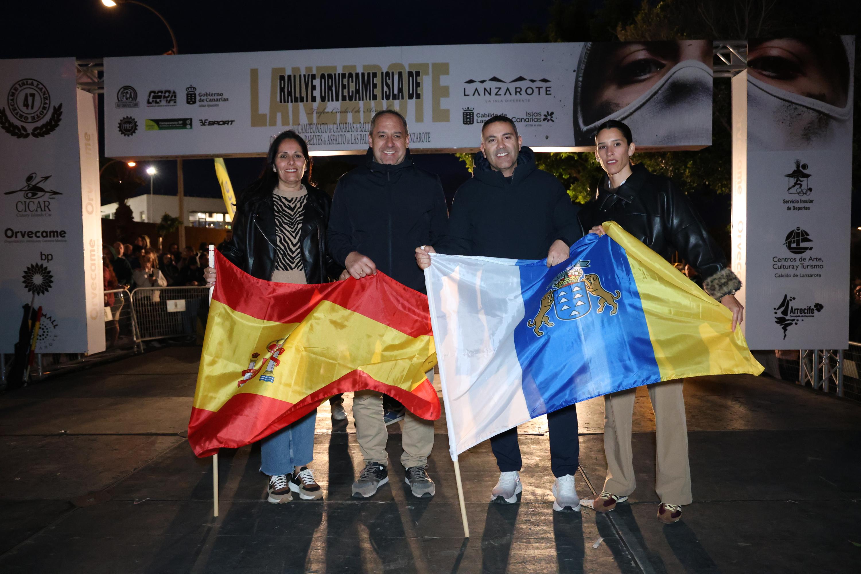 Banderazo de salida al Rallye Orvecame-Isla de Lanzarote y Trofeo Ciudad de Arrecife, 2026