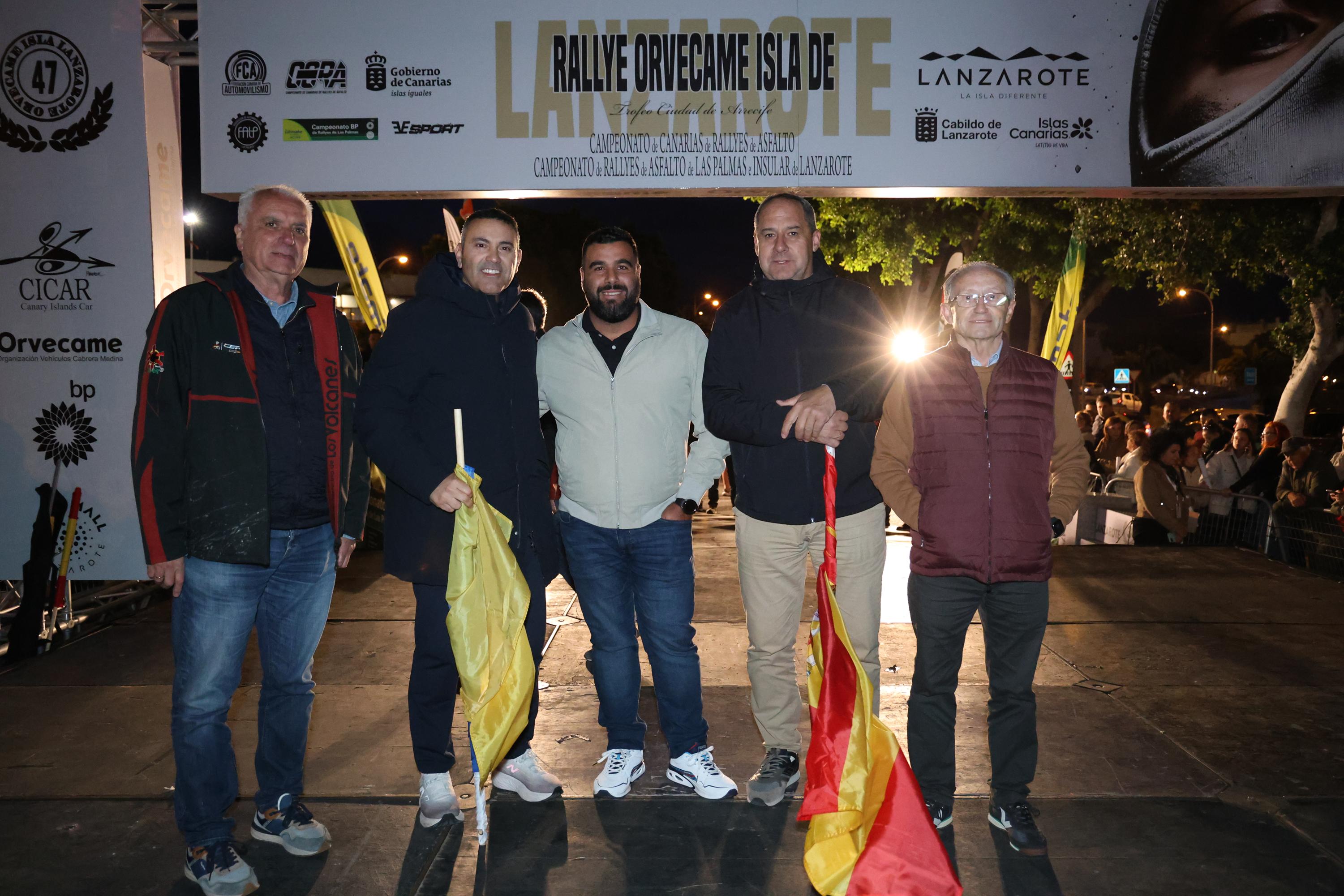 Banderazo de salida al Rallye Orvecame-Isla de Lanzarote y Trofeo Ciudad de Arrecife, 2026