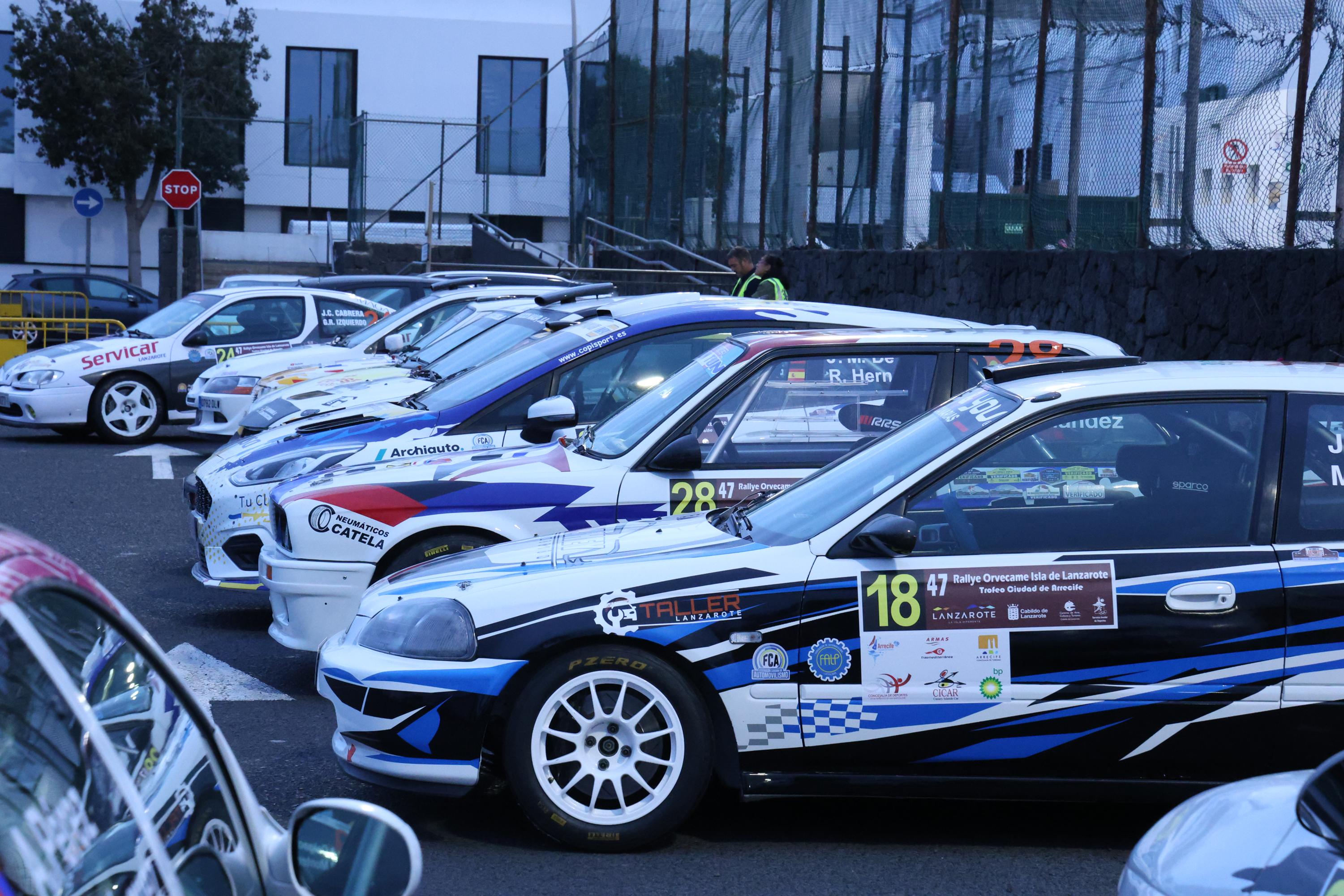 Banderazo de salida al Rallye Orvecame-Isla de Lanzarote y Trofeo Ciudad de Arrecife, 2026