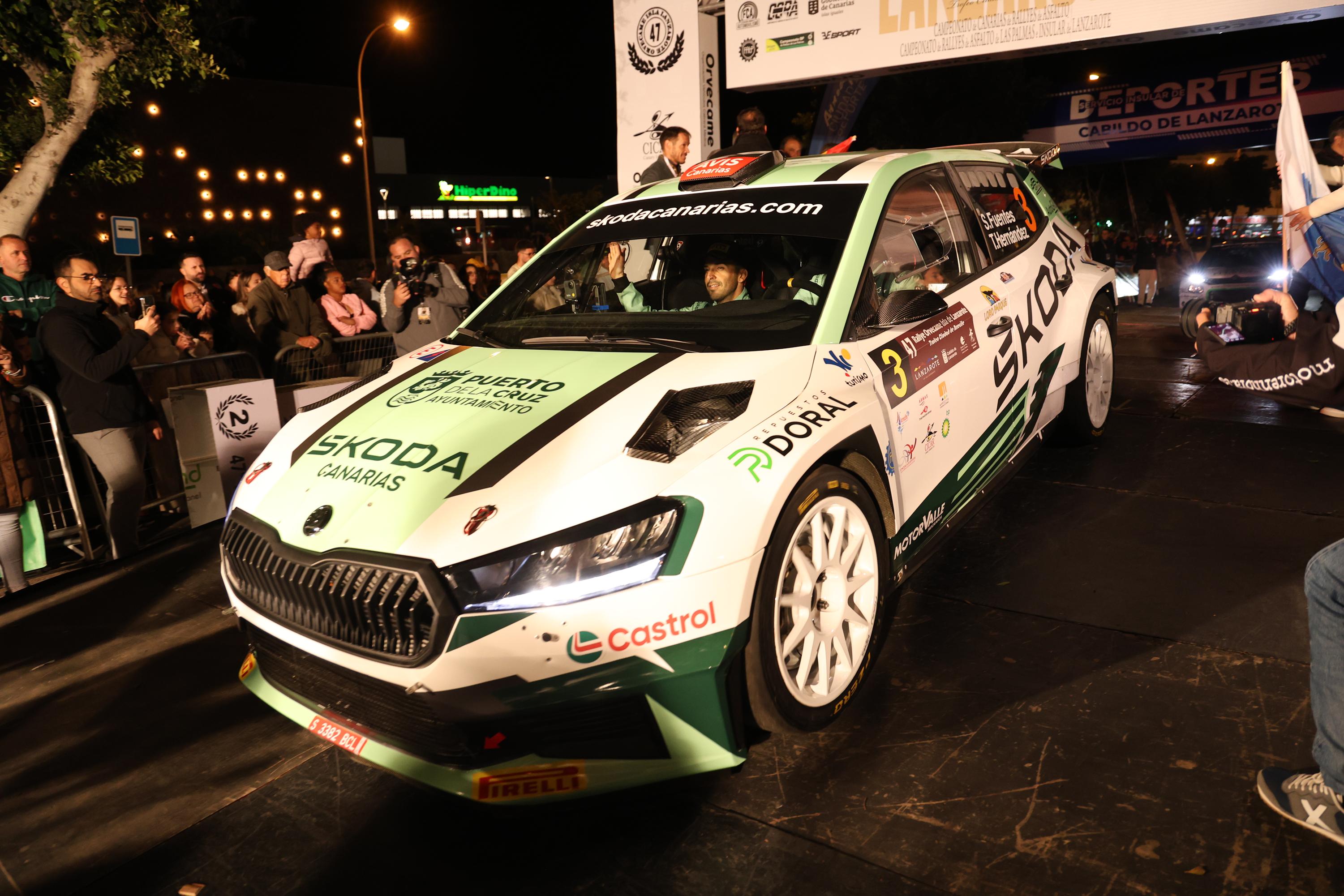 Banderazo de salida al Rallye Orvecame-Isla de Lanzarote y Trofeo Ciudad de Arrecife, 2026