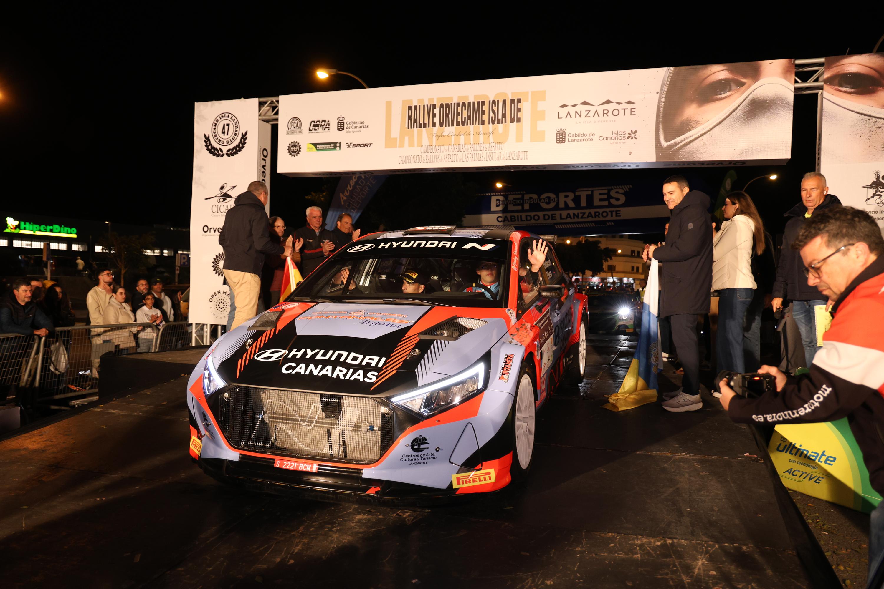 Banderazo de salida al Rallye Orvecame-Isla de Lanzarote y Trofeo Ciudad de Arrecife, 2026