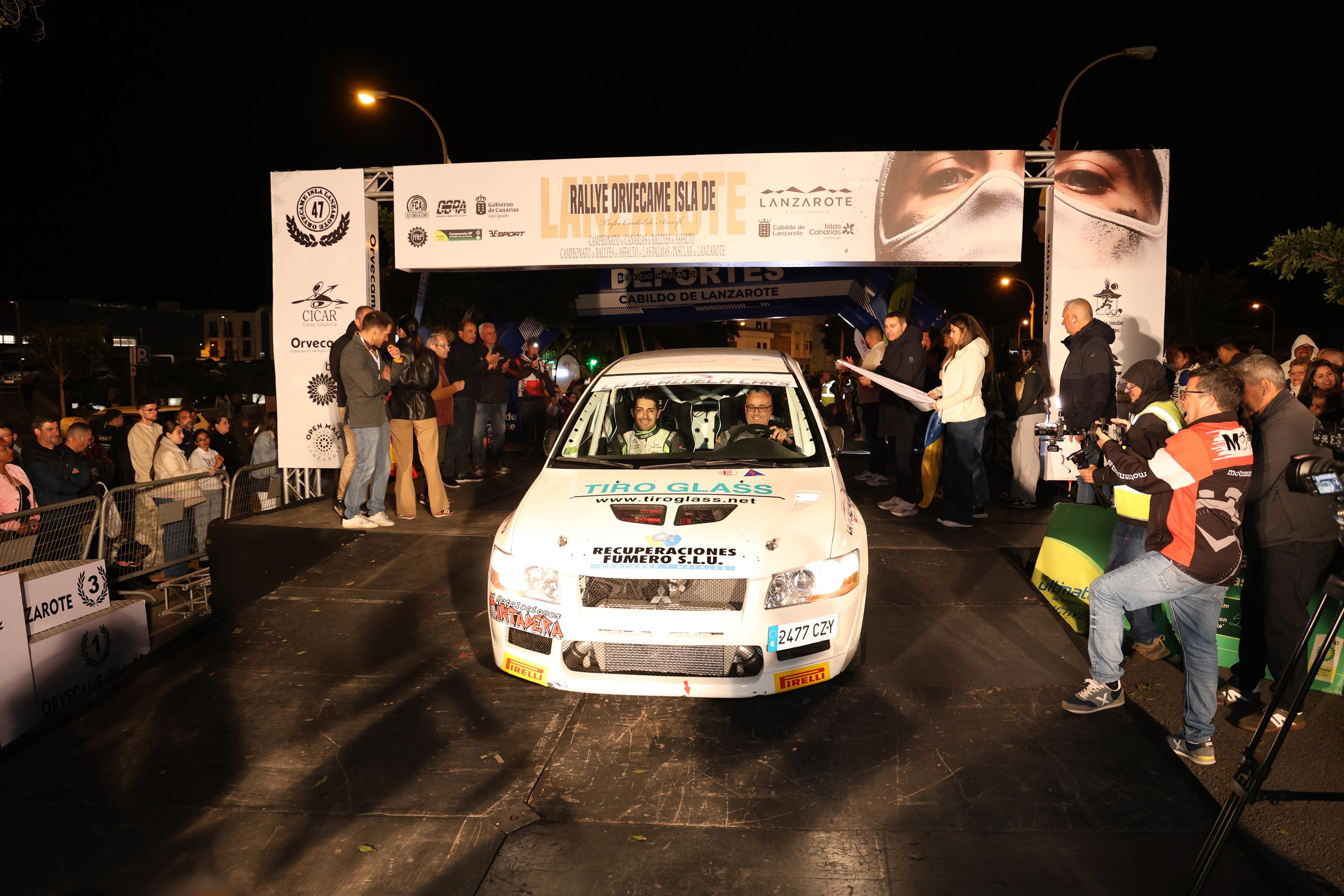 Banderazo de salida al Rallye Orvecame-Isla de Lanzarote y Trofeo Ciudad de Arrecife, 2026
