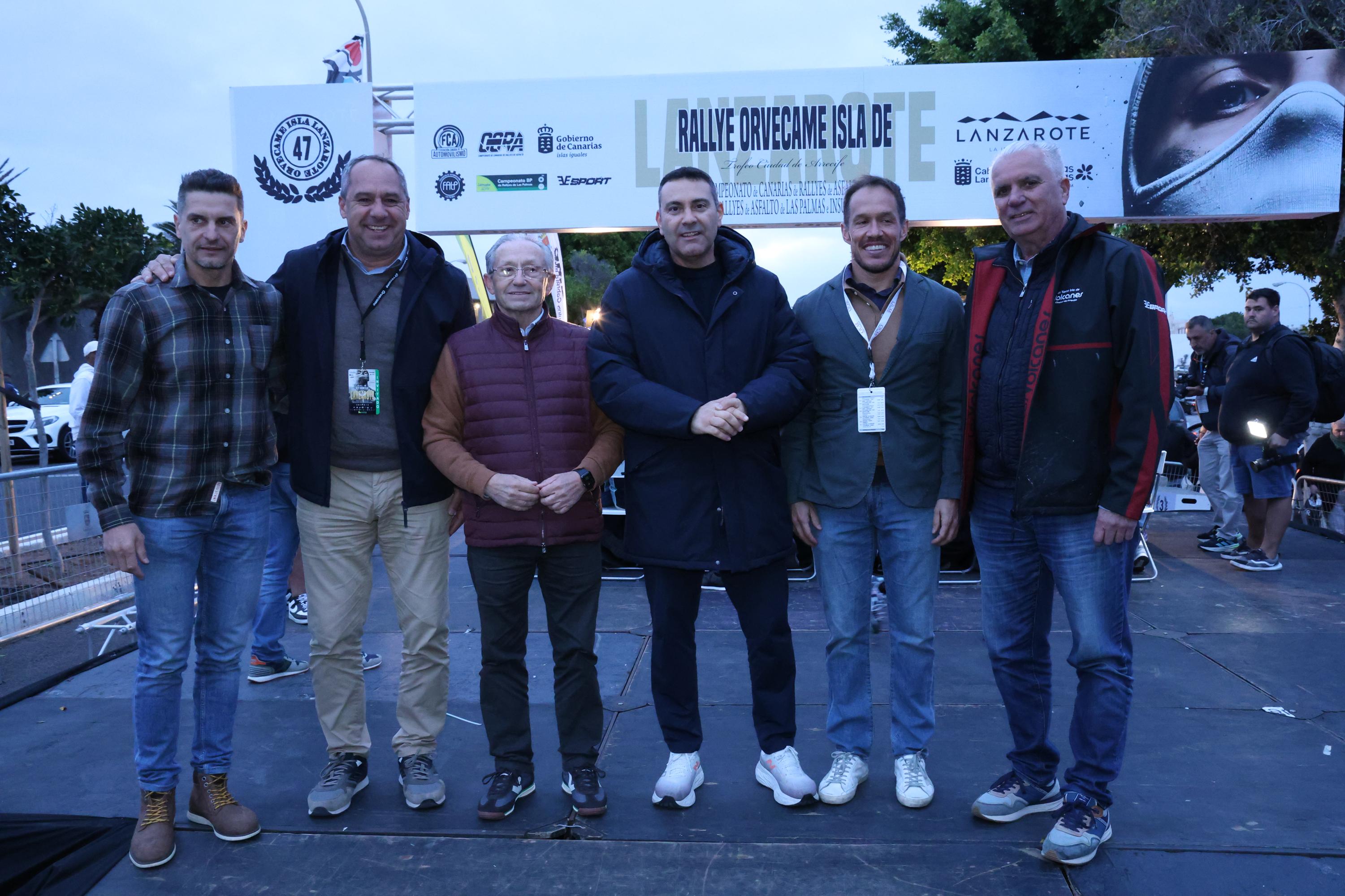 Banderazo de salida al Rallye Orvecame-Isla de Lanzarote y Trofeo Ciudad de Arrecife, 2026