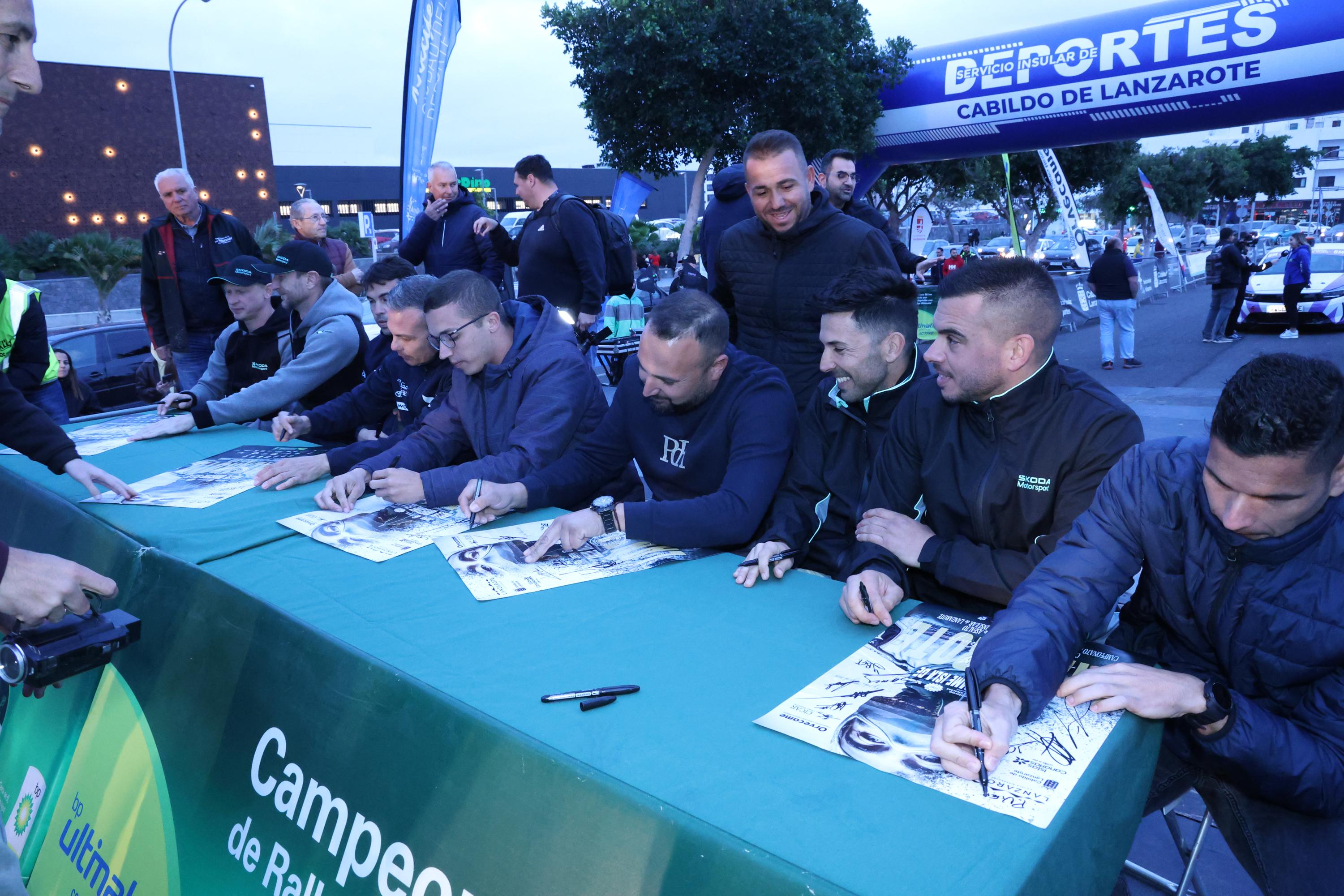 Banderazo de salida al Rallye Orvecame-Isla de Lanzarote y Trofeo Ciudad de Arrecife, 2026