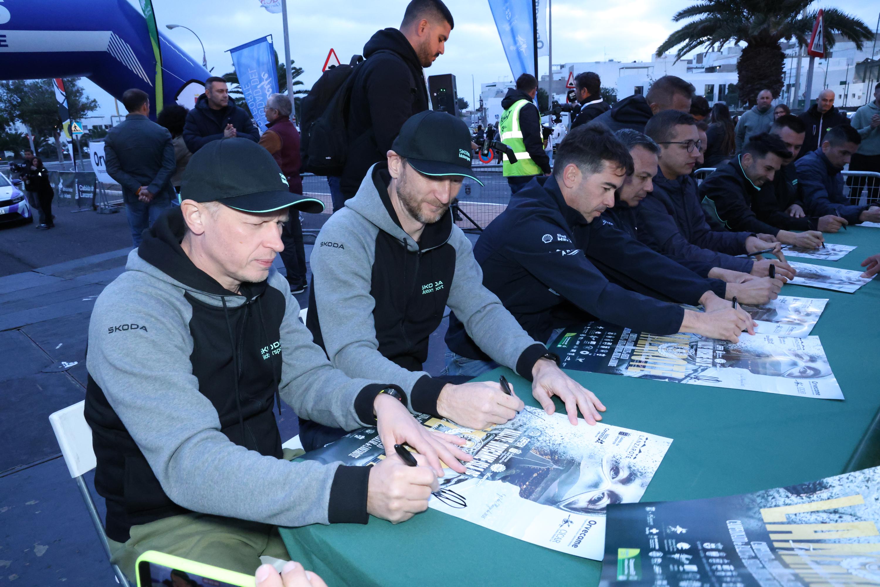 Banderazo de salida al Rallye Orvecame-Isla de Lanzarote y Trofeo Ciudad de Arrecife, 2026