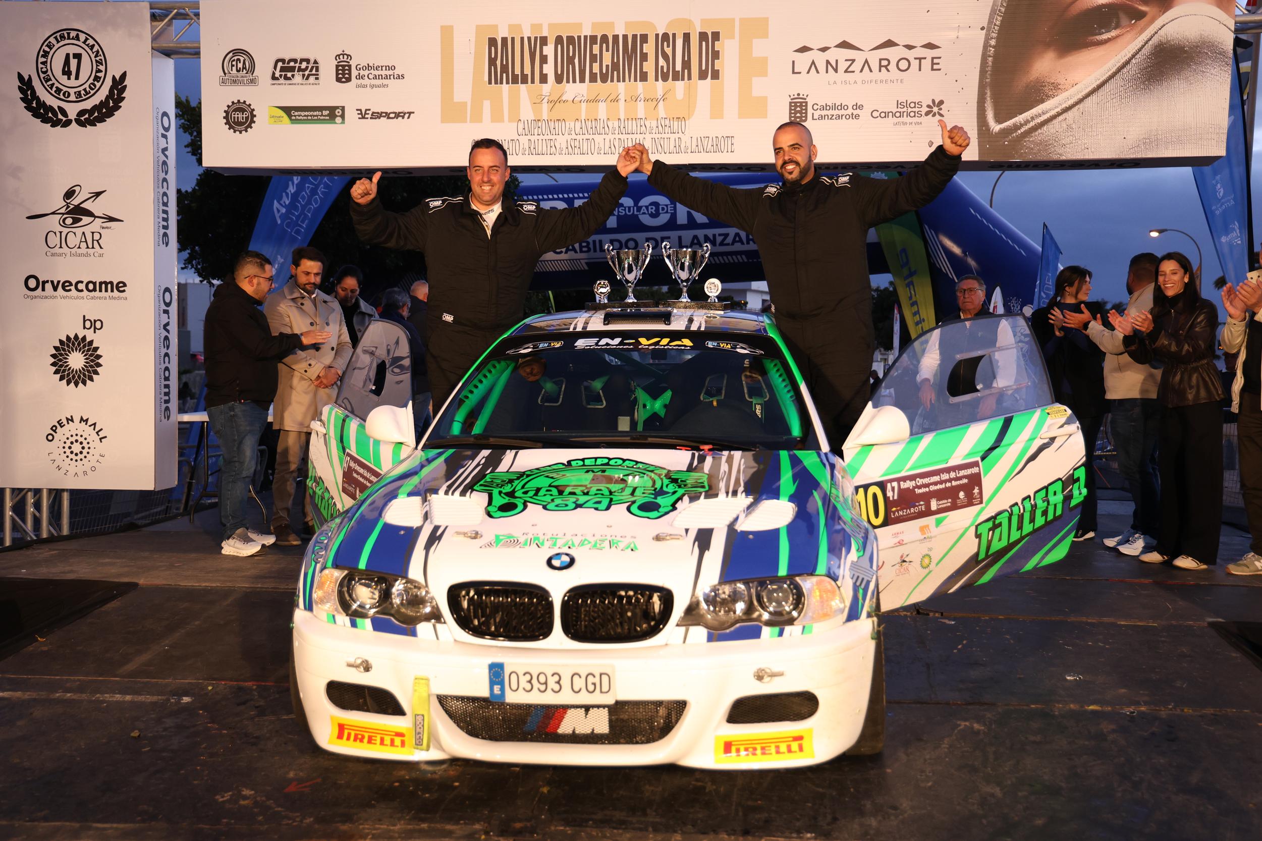 Alexey Lukyanyuk "vuela" con el Skoda en Lanzarote y gana su primer rallye del CCRA
