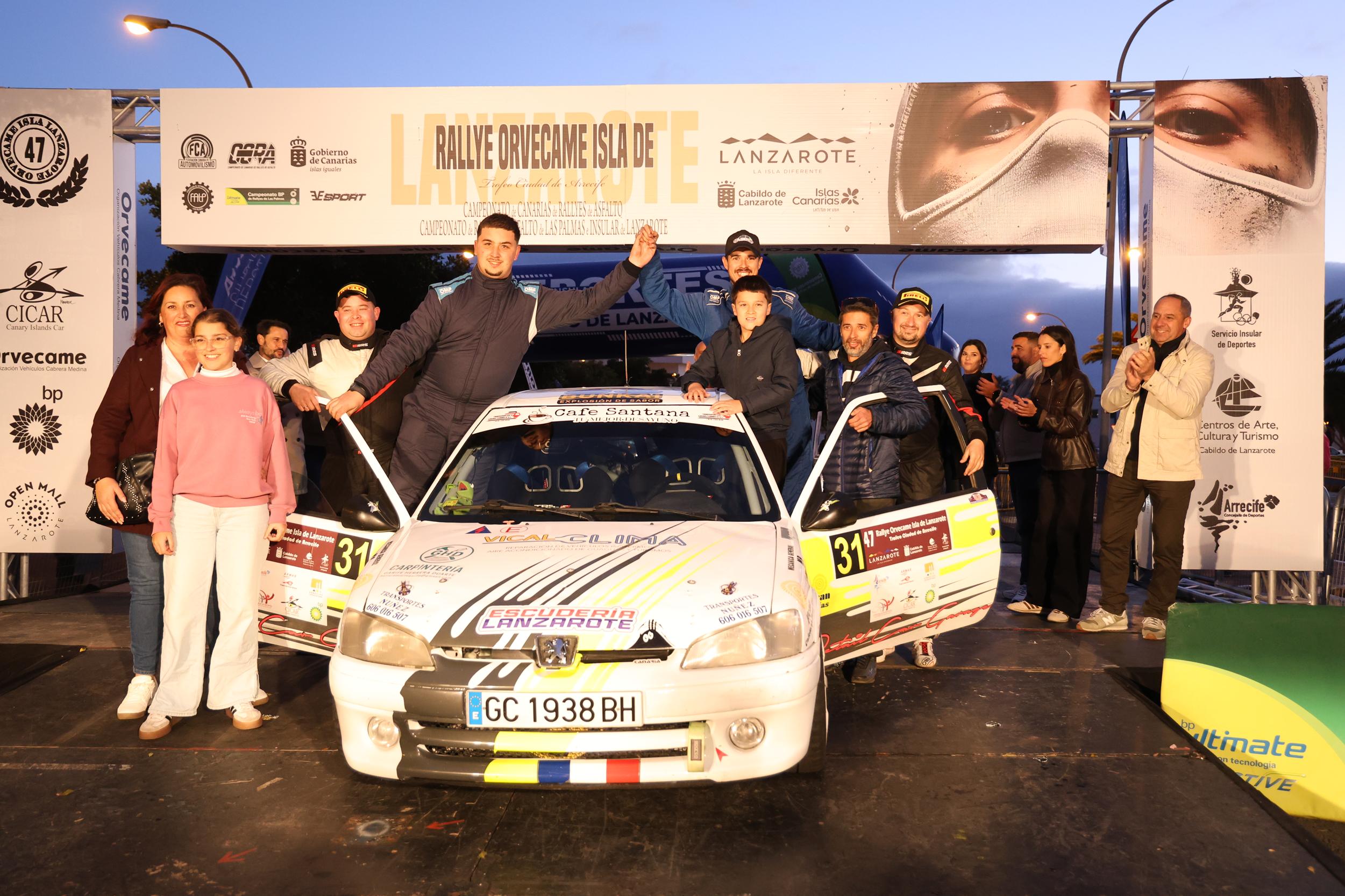Alexey Lukyanyuk "vuela" con el Skoda en Lanzarote y gana su primer rallye del CCRA