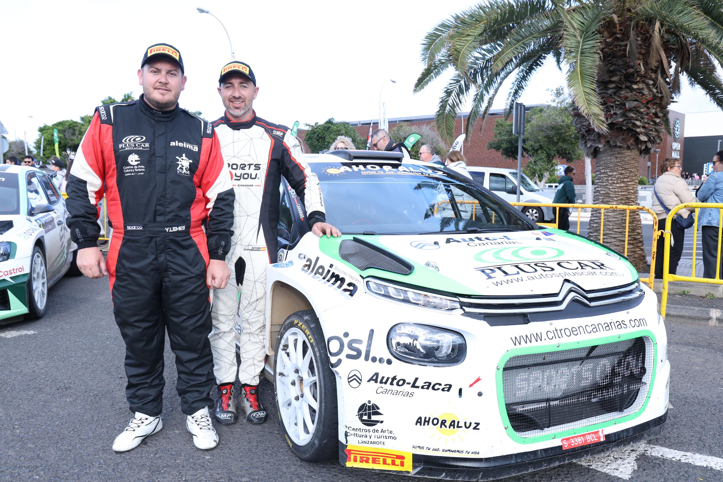 Alexey Lukyanyuk "vuela" con el Skoda en Lanzarote y gana su primer rallye del CCRA
