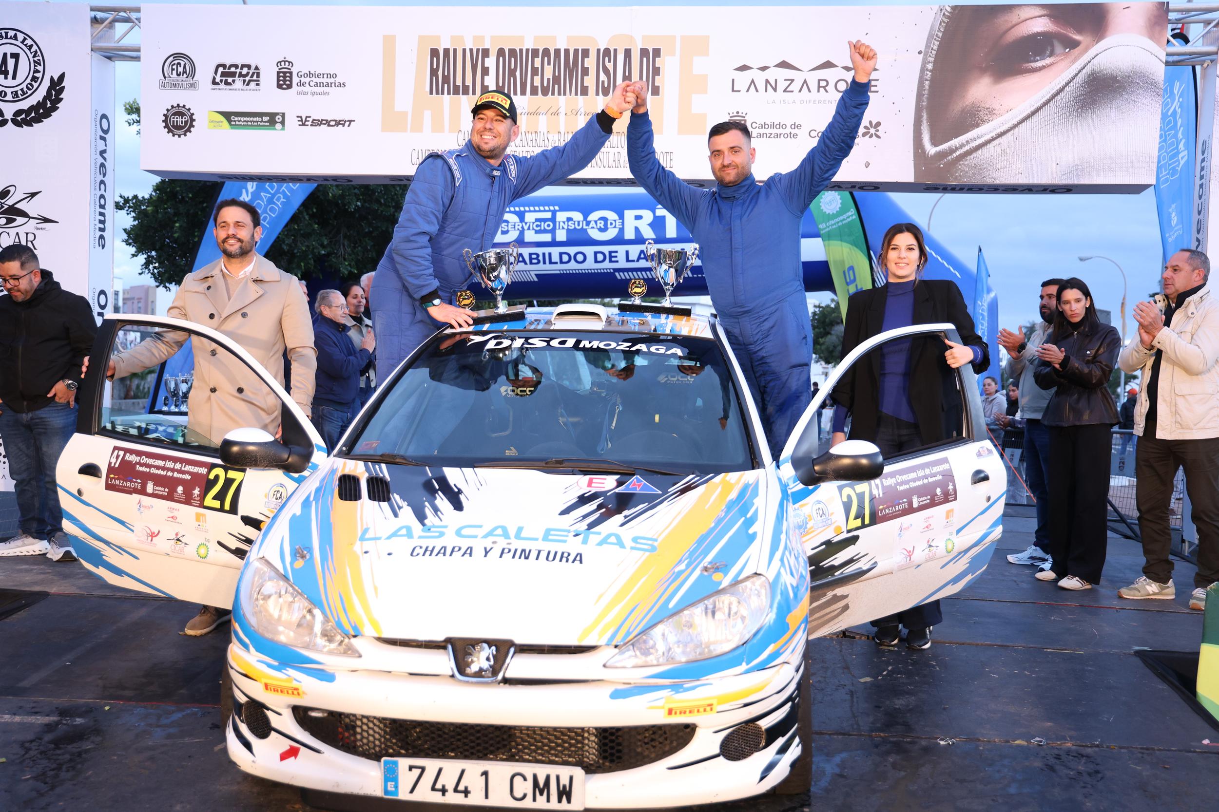 Alexey Lukyanyuk "vuela" con el Skoda en Lanzarote y gana su primer rallye del CCRA