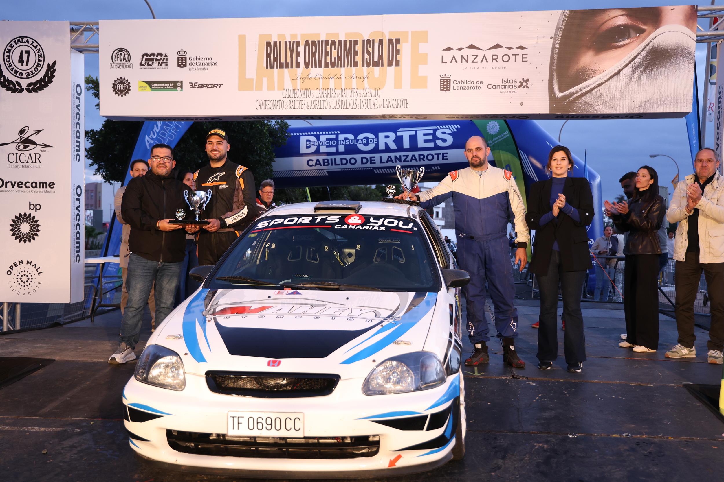 Alexey Lukyanyuk "vuela" con el Skoda en Lanzarote y gana su primer rallye del CCRA