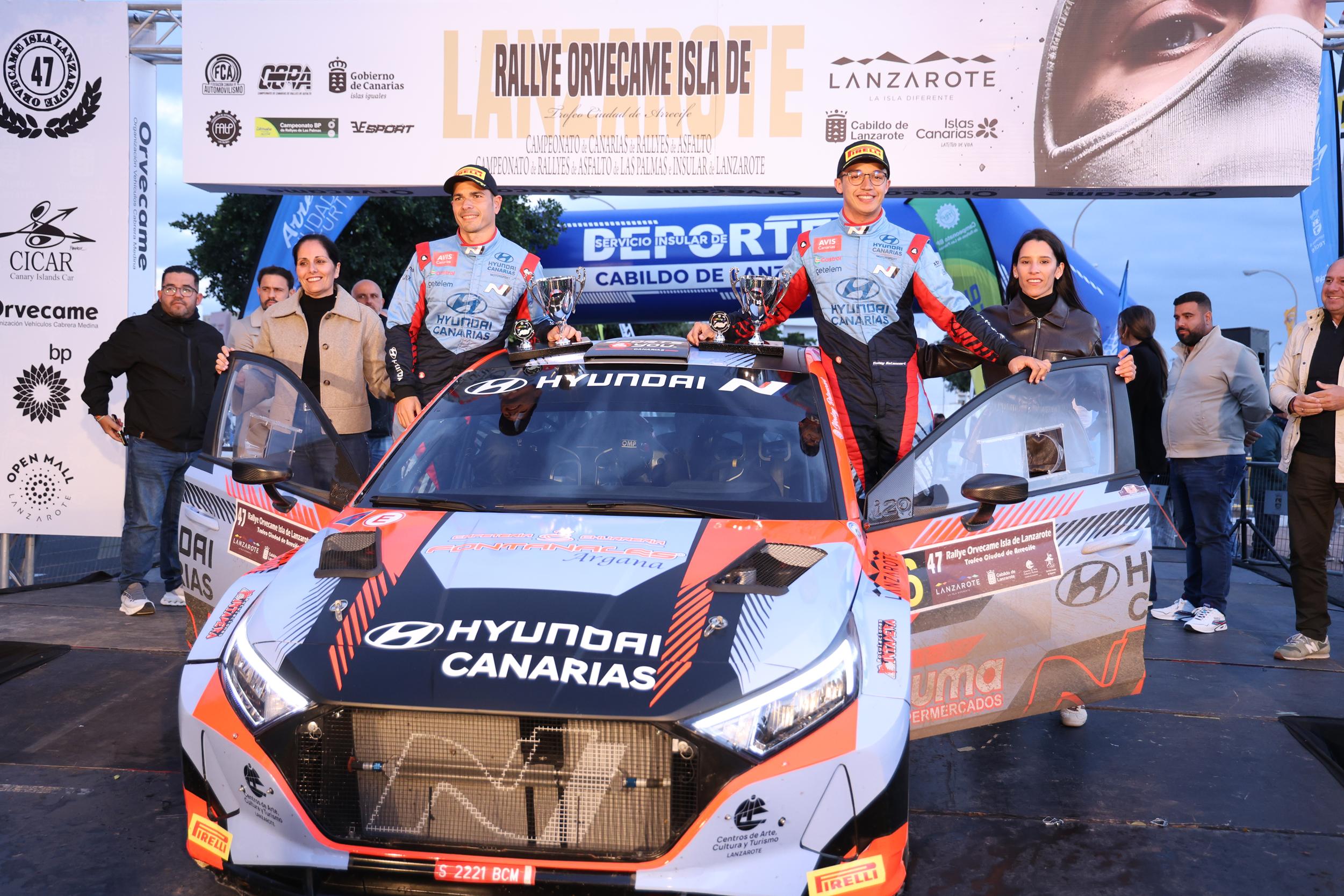 Alexey Lukyanyuk "vuela" con el Skoda en Lanzarote y gana su primer rallye del CCRA