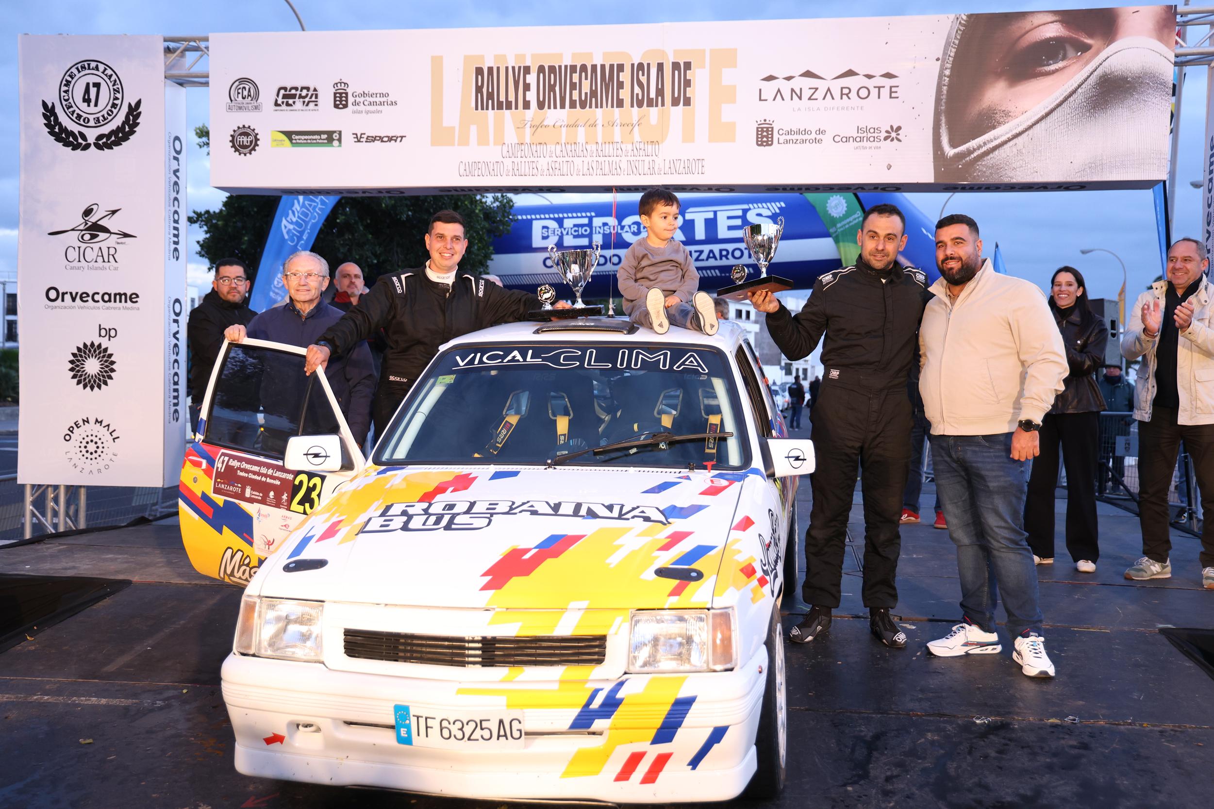 Alexey Lukyanyuk "vuela" con el Skoda en Lanzarote y gana su primer rallye del CCRA