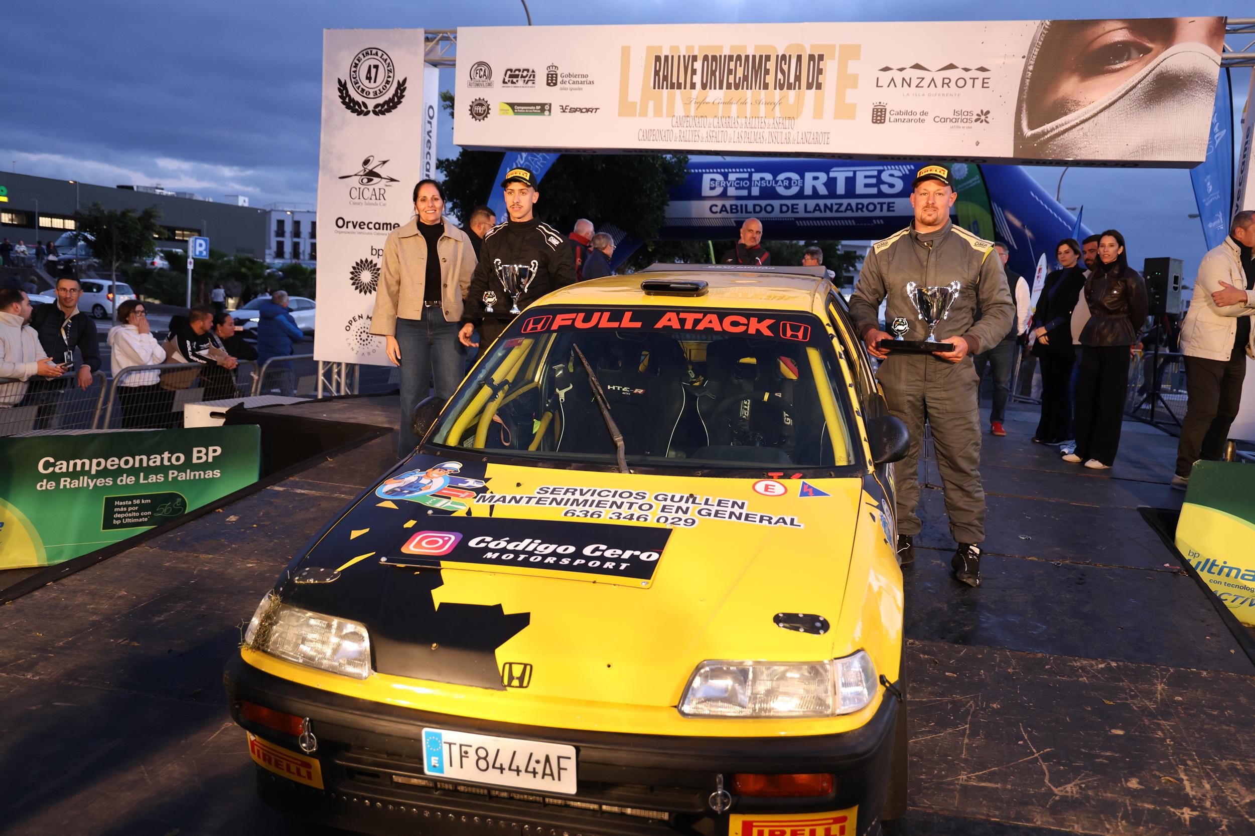 Alexey Lukyanyuk "vuela" con el Skoda en Lanzarote y gana su primer rallye del CCRA