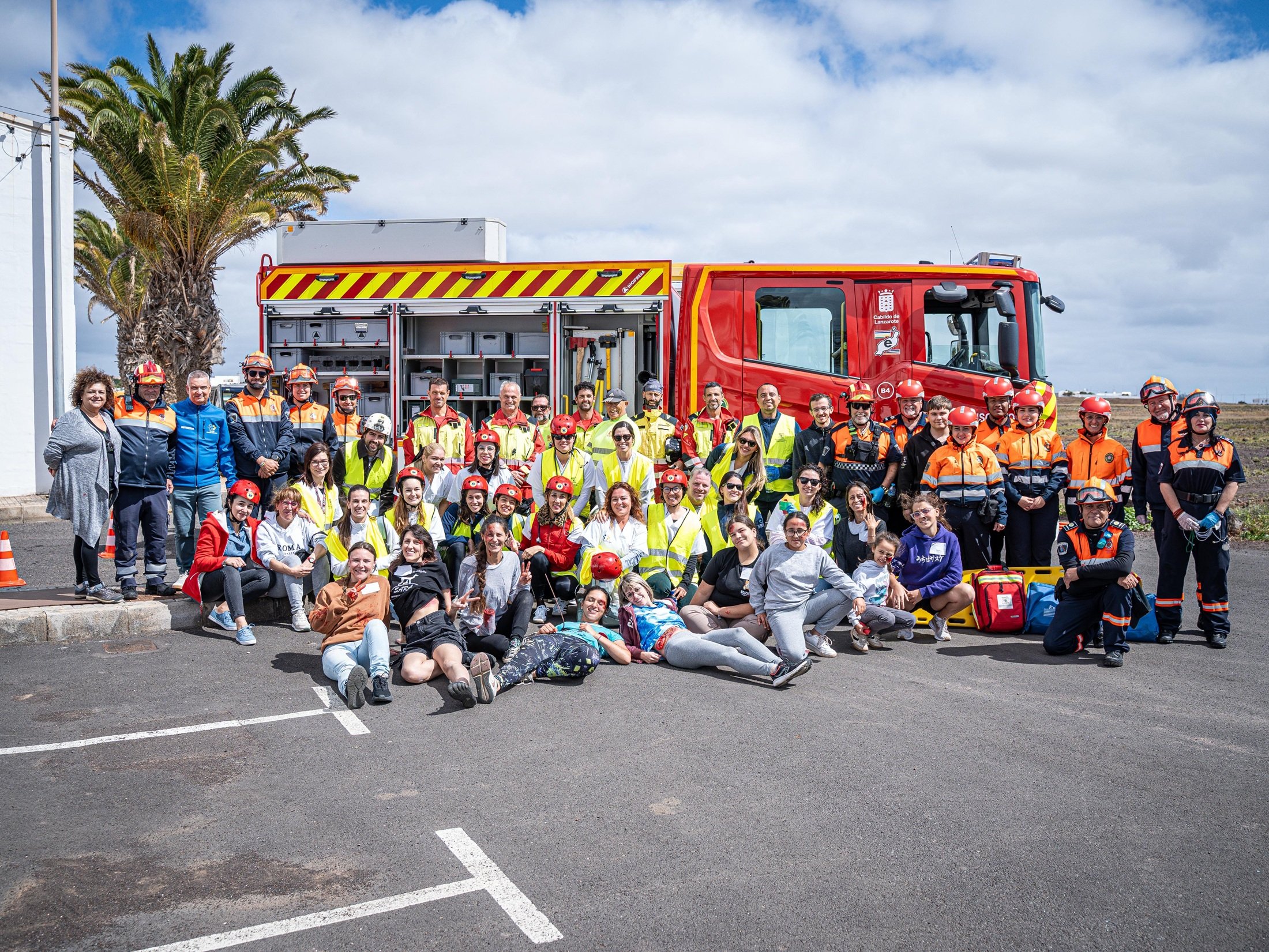 Simulacro del Consorcio de Seguridad y Emergencias de Lanzarote 