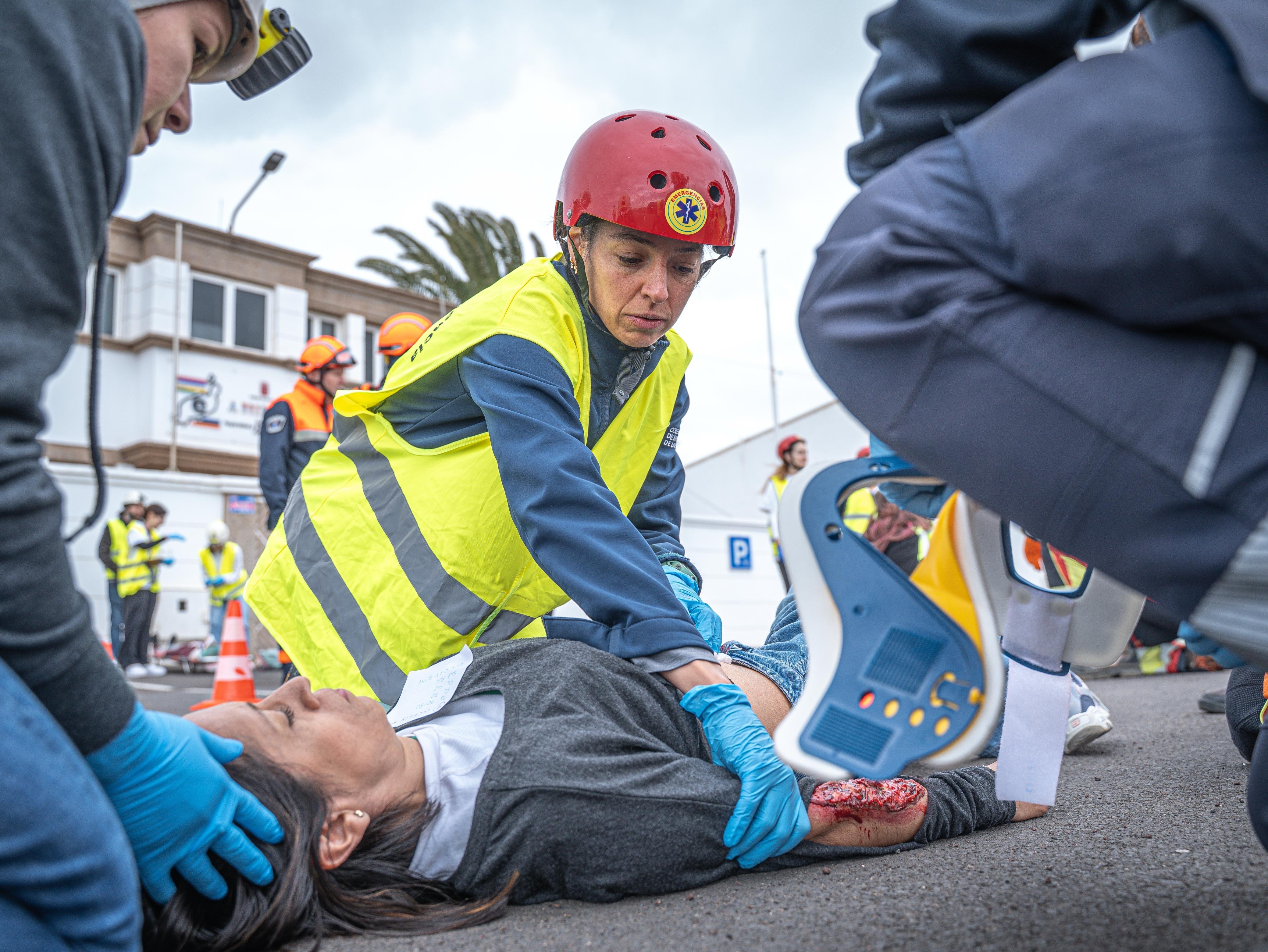 Simulacro del Consorcio de Seguridad y Emergencias de Lanzarote 