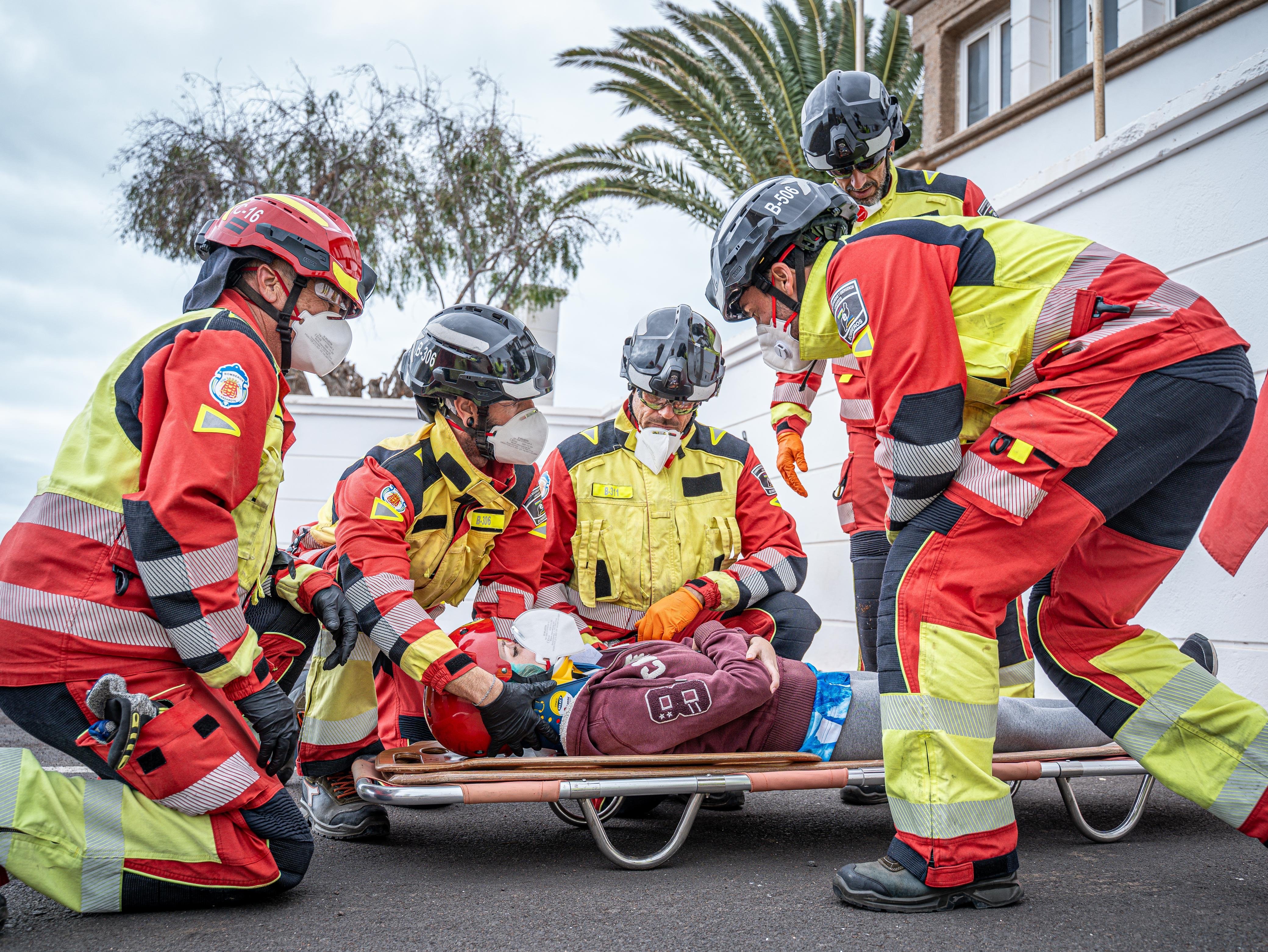 Simulacro del Consorcio de Seguridad y Emergencias de Lanzarote 