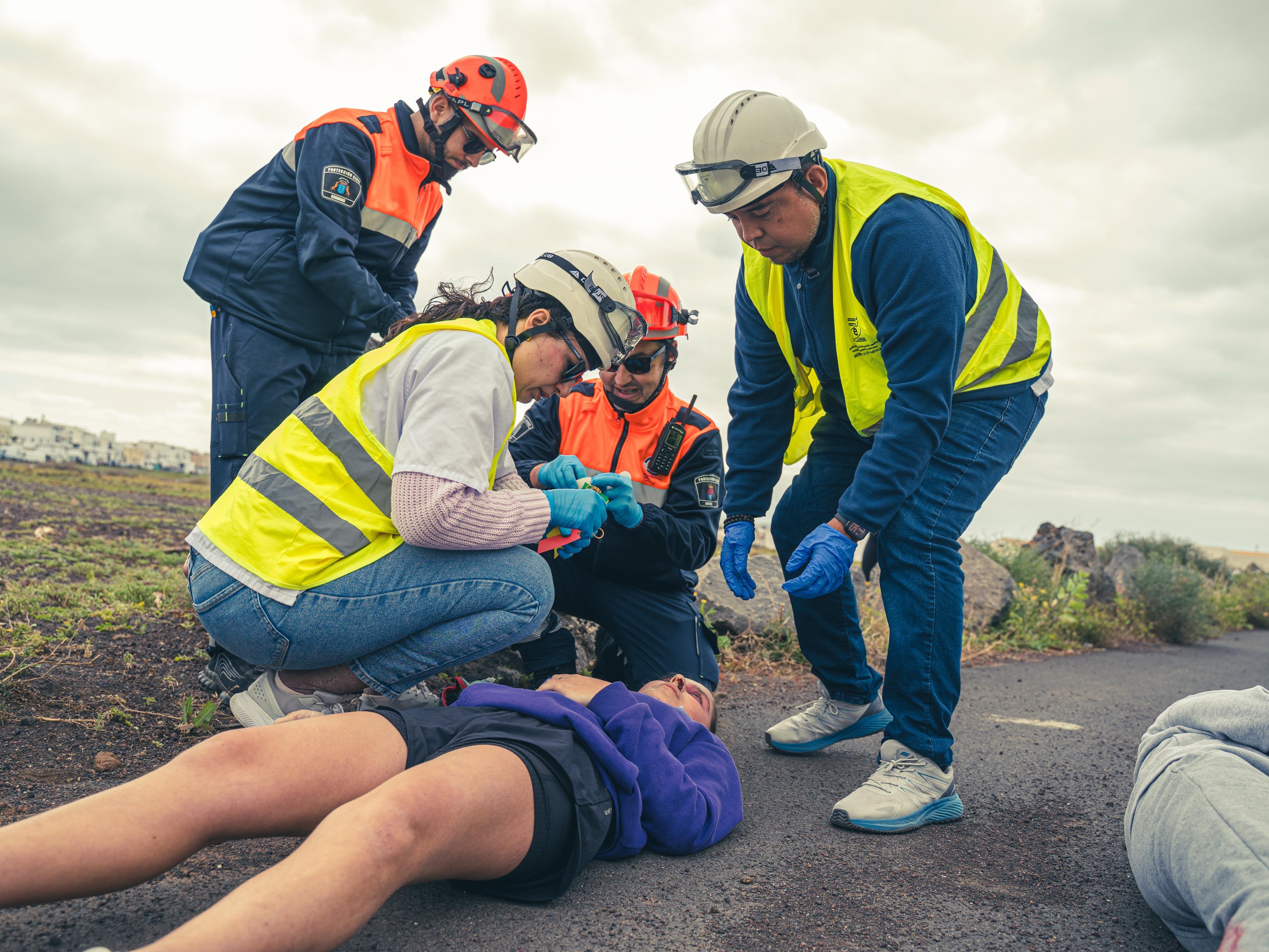 Simulacro del Consorcio de Seguridad y Emergencias de Lanzarote 