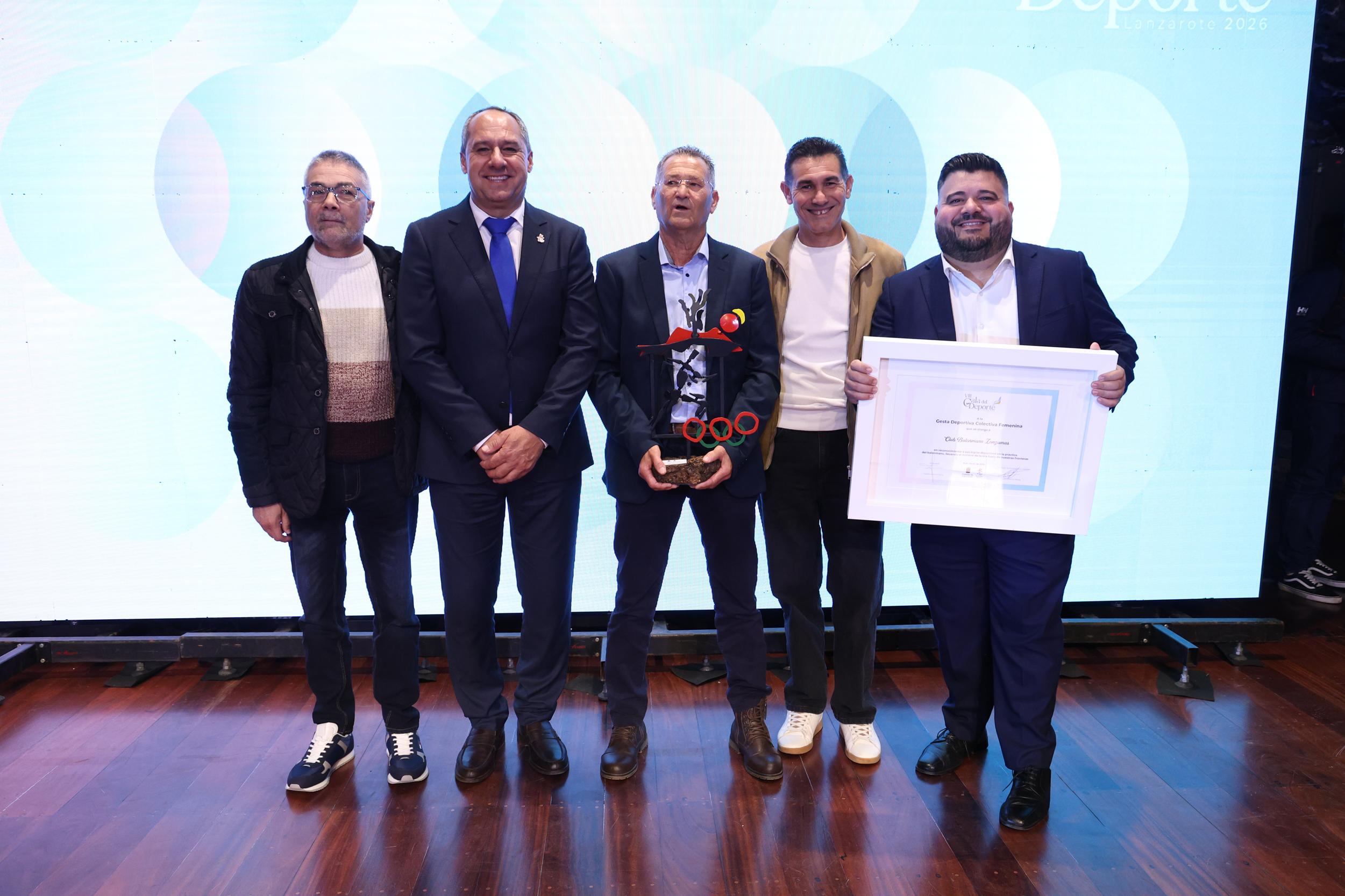 Celebración de la Gala del Deporte. Fotos: Cabildo de Lanzarote.
