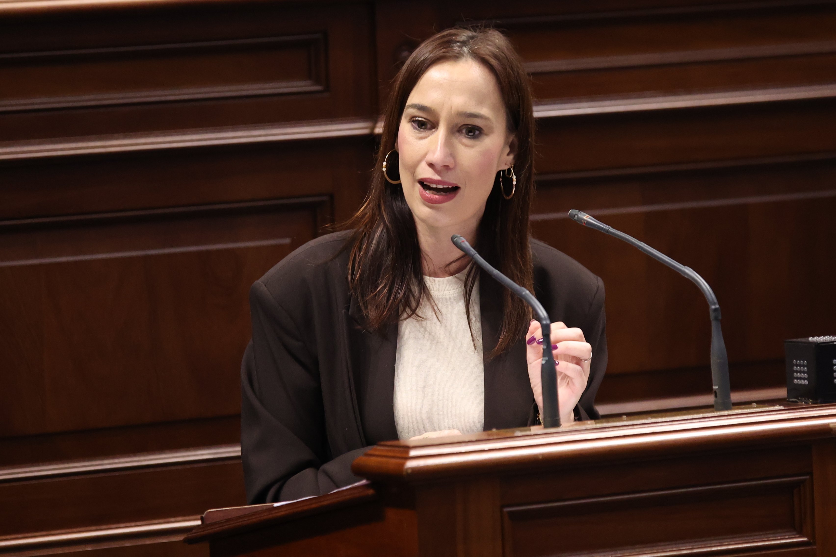 Nira Fierro (PSOE) en el Debate de la Nacionalidad.