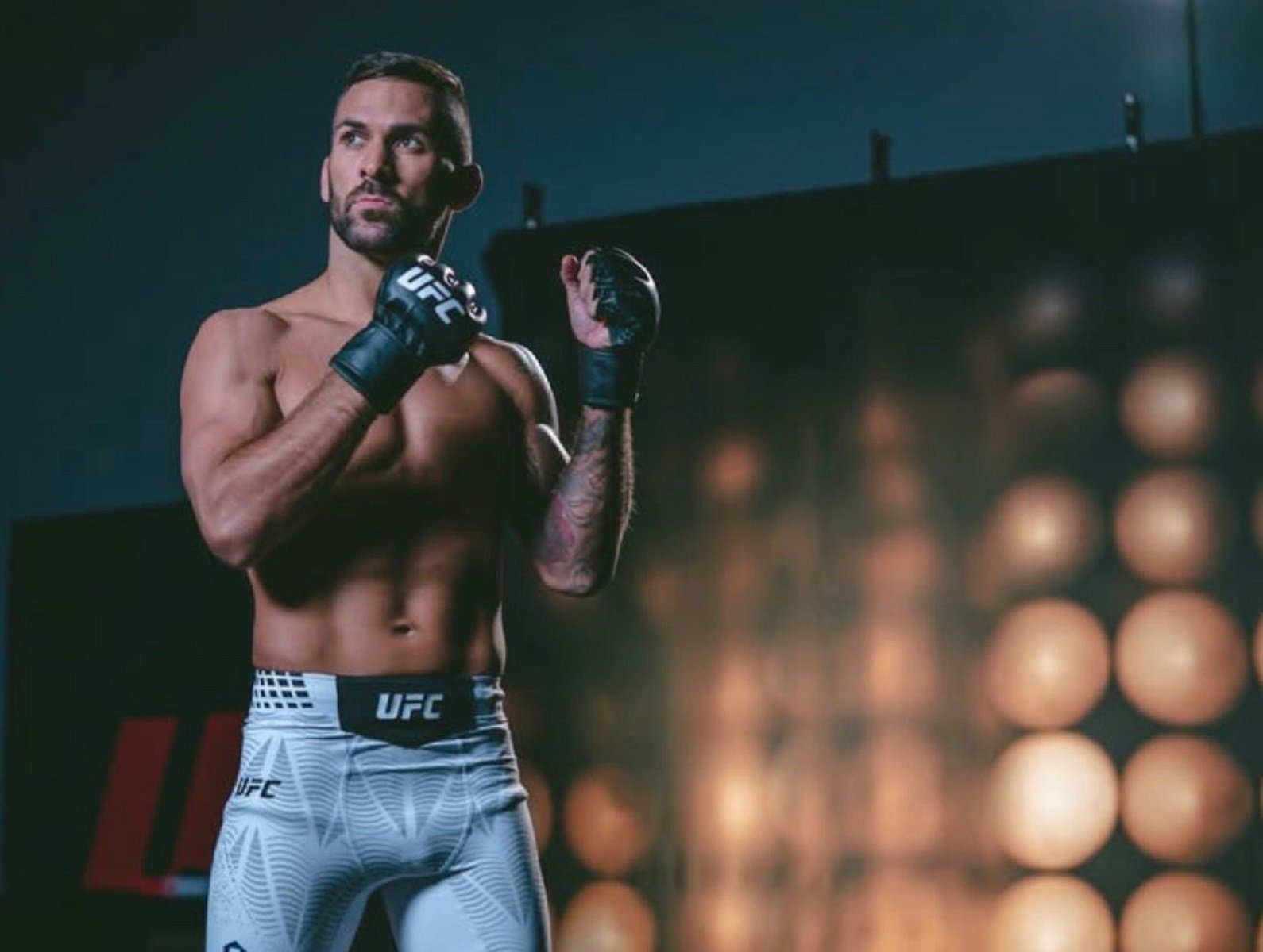 El luchador lanzaroteño Hecher Sosa.