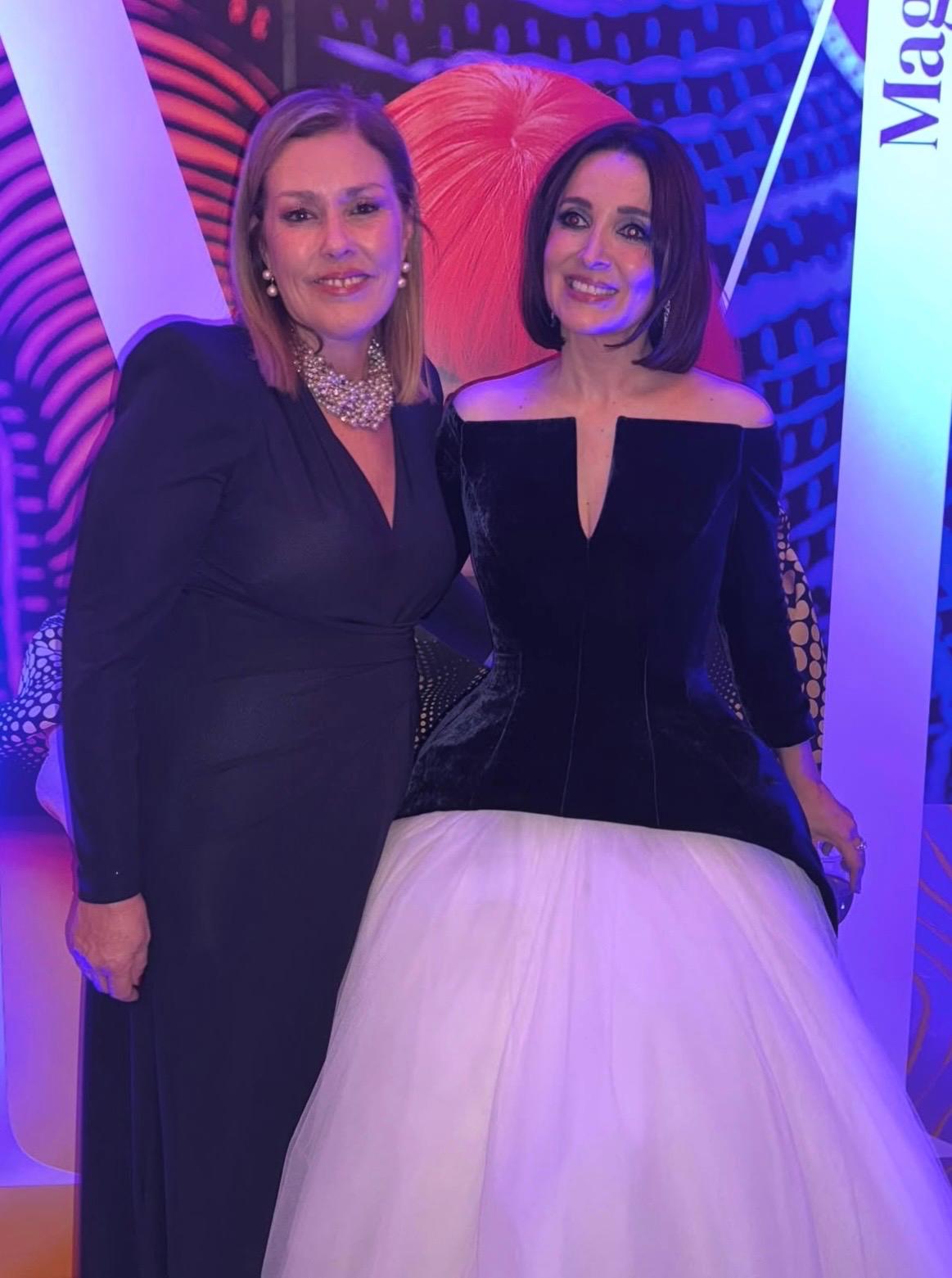 Astrid Pérez en la gala de las 100 Mujeres Líderes de España