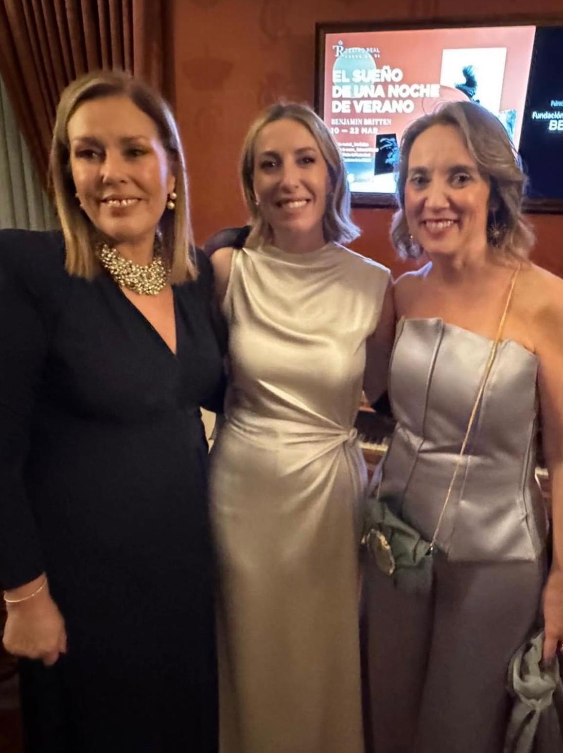 Astrid Pérez en la gala de las 100 Mujeres Líderes de España