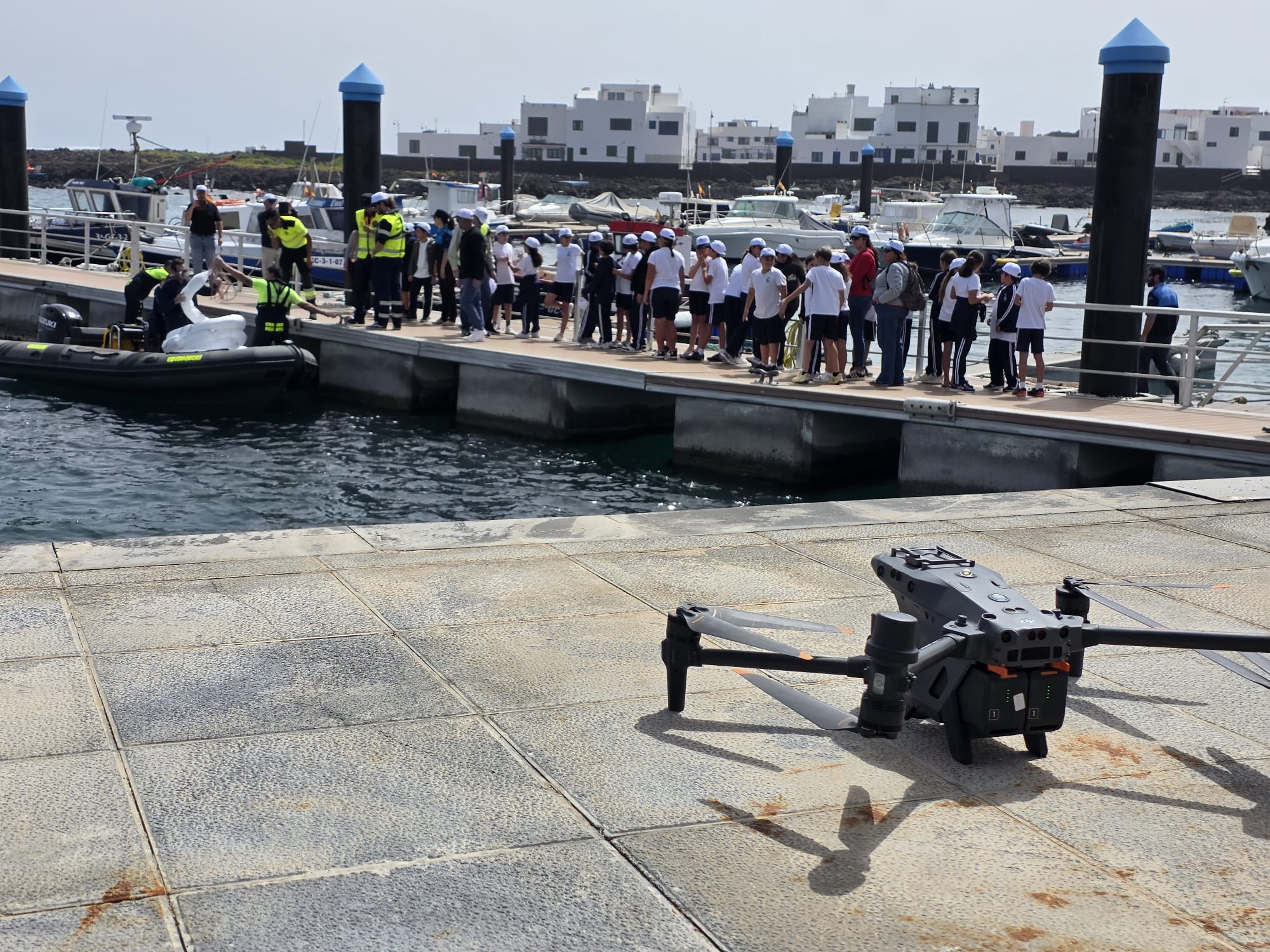 Puertos Canarios realiza un simulacro en Órzola. Puertos Canarios realiza un simulacro en Órzola.