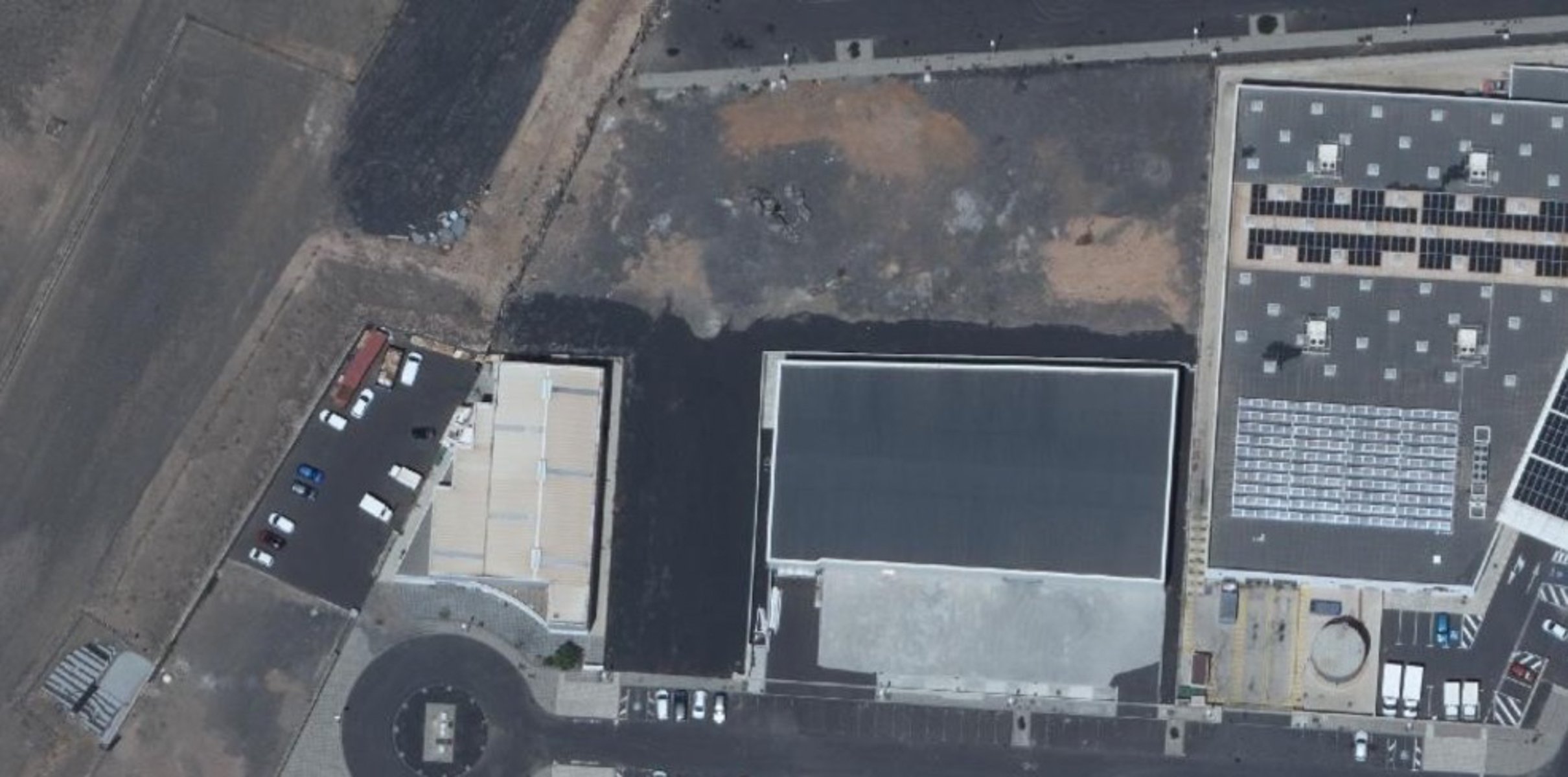 Detalle de las parcelas a licitación a través del visor de Grafcan.