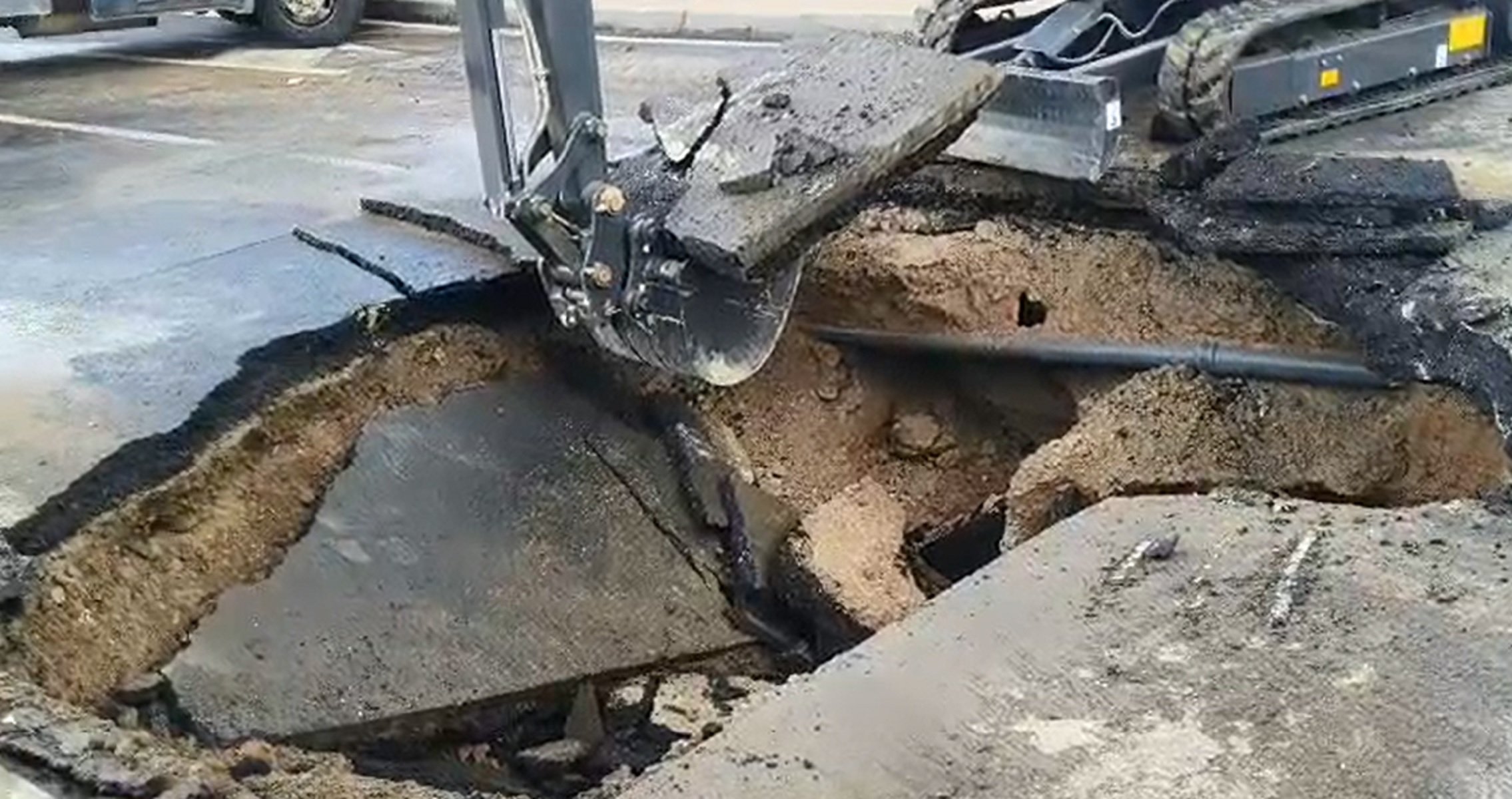 Socavón en Arrecife