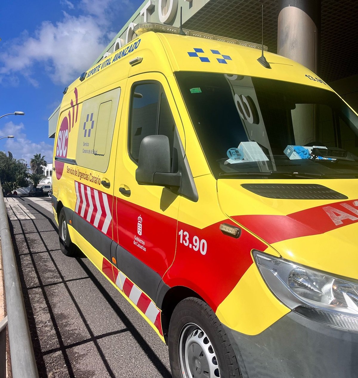 Ambulancia medicalizada en Lanzarote Ambulancia medicalizada en Lanzarote