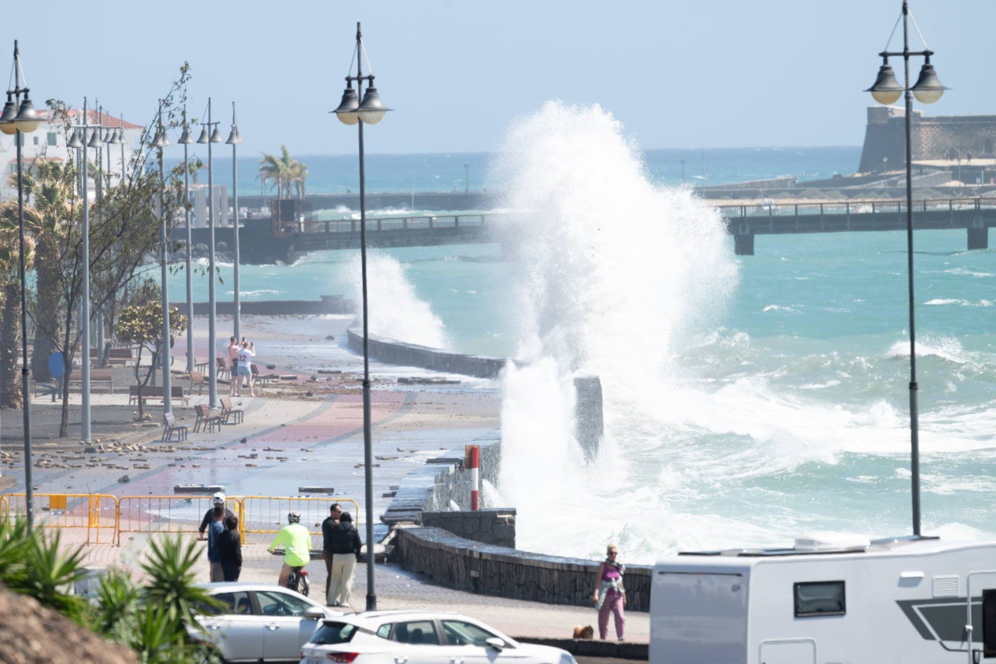 Oleaje en el litoral de Arrecife