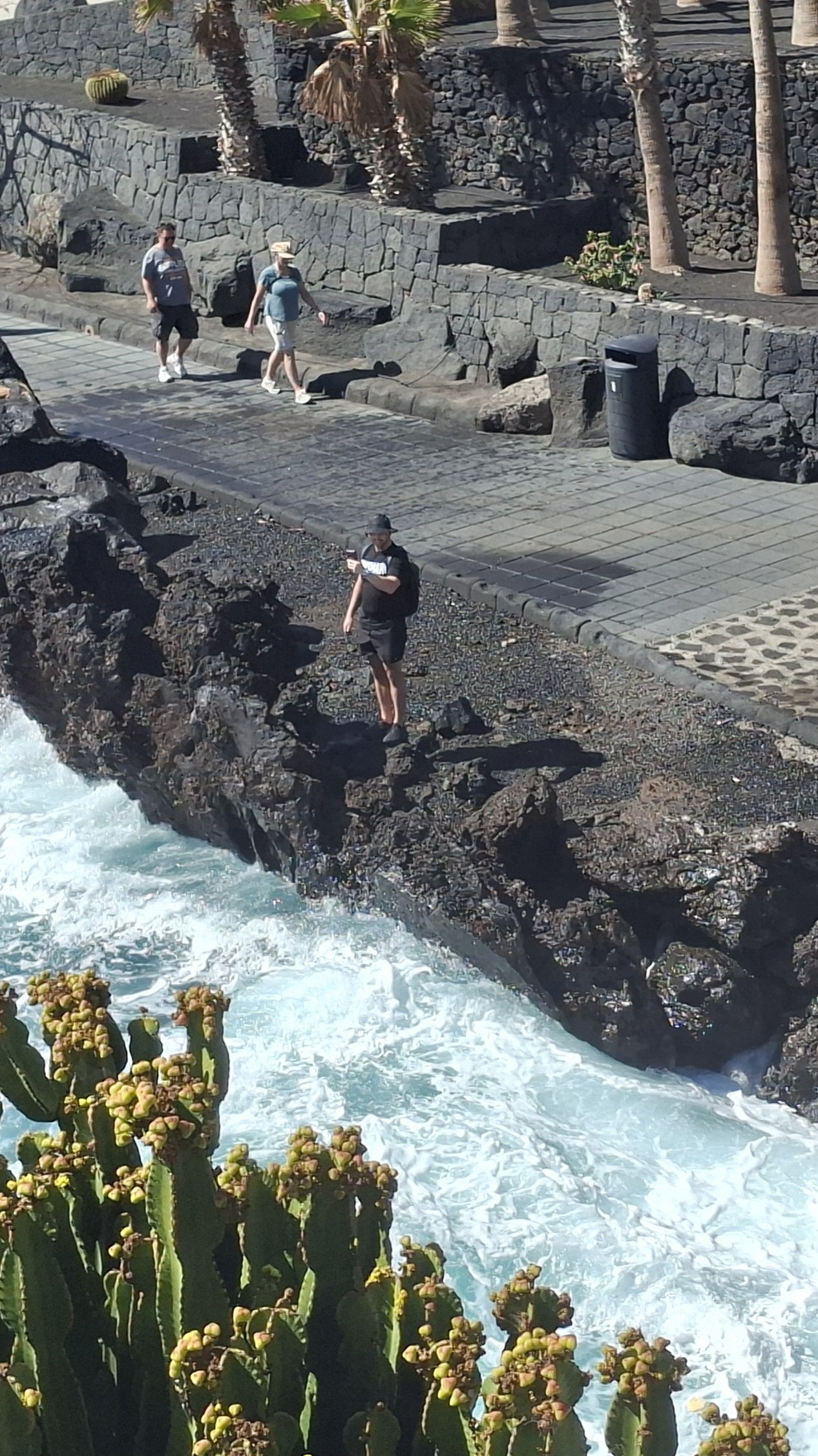 Un turista imprudente 