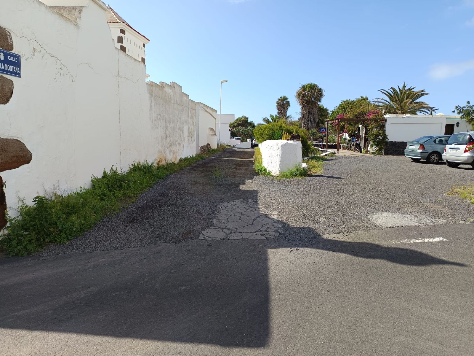 Imágenes aslfaltado San Bartolomé