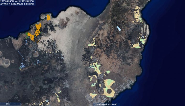 Renewables in the north of Lanzarote. Photo: Grafcan.