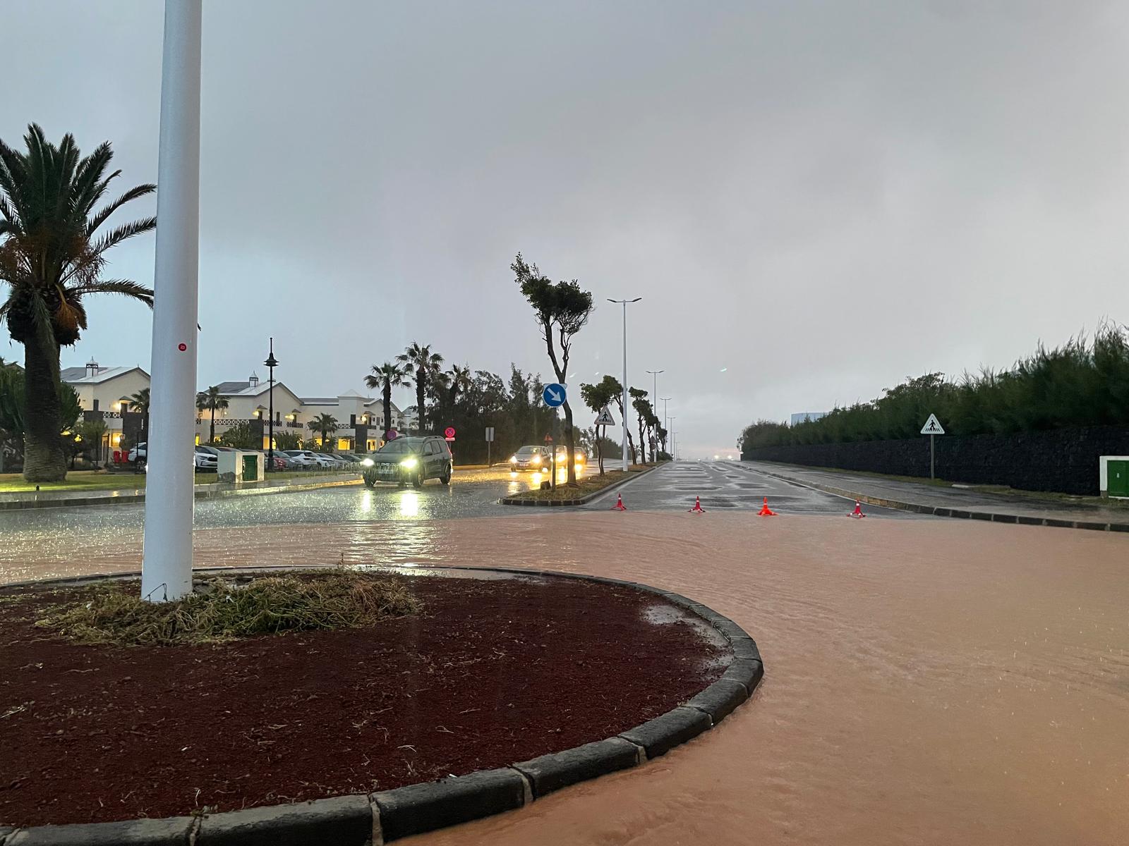 Inundaciones en Playa Blanca, marzo 2026
