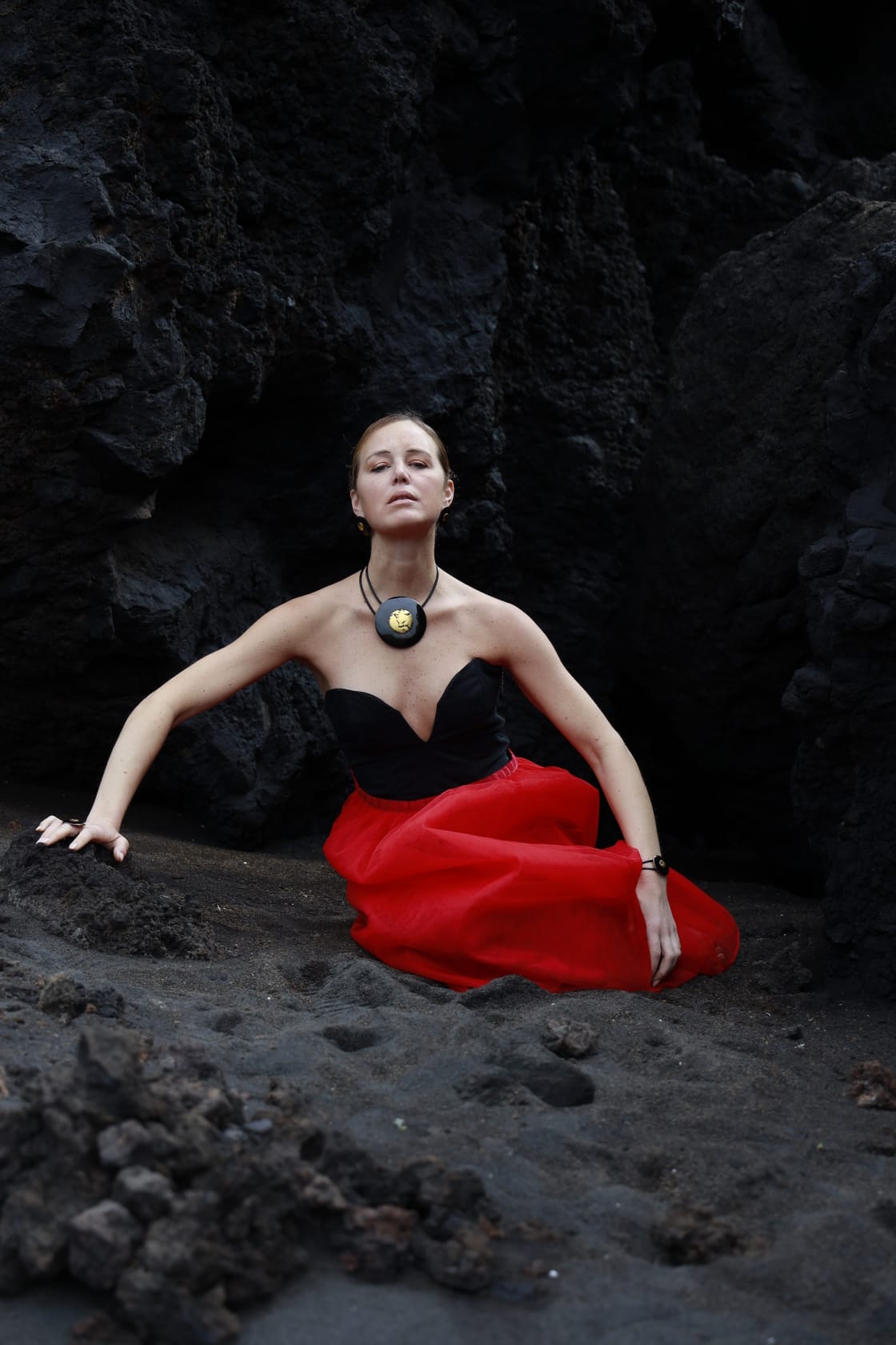 Algunas piezas de la última colección de Silvia de Noia en Lanzarote