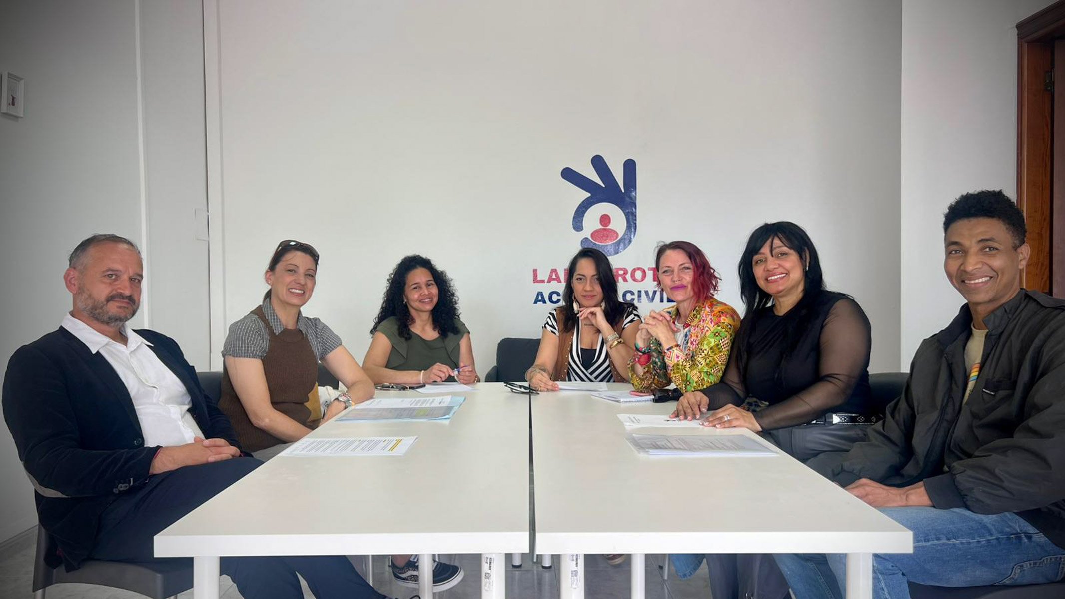 Representantes de la plataforma Lanzarote Acción Civil.