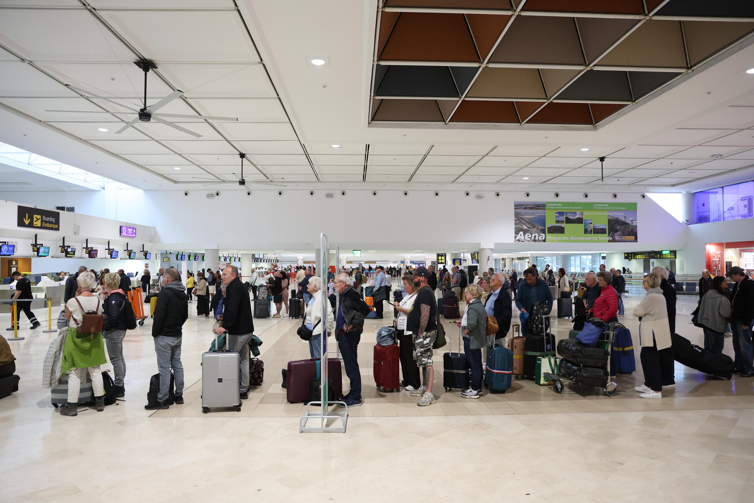 Aeropuerto César Manrique de Lanzarote. Foto: La Voz.